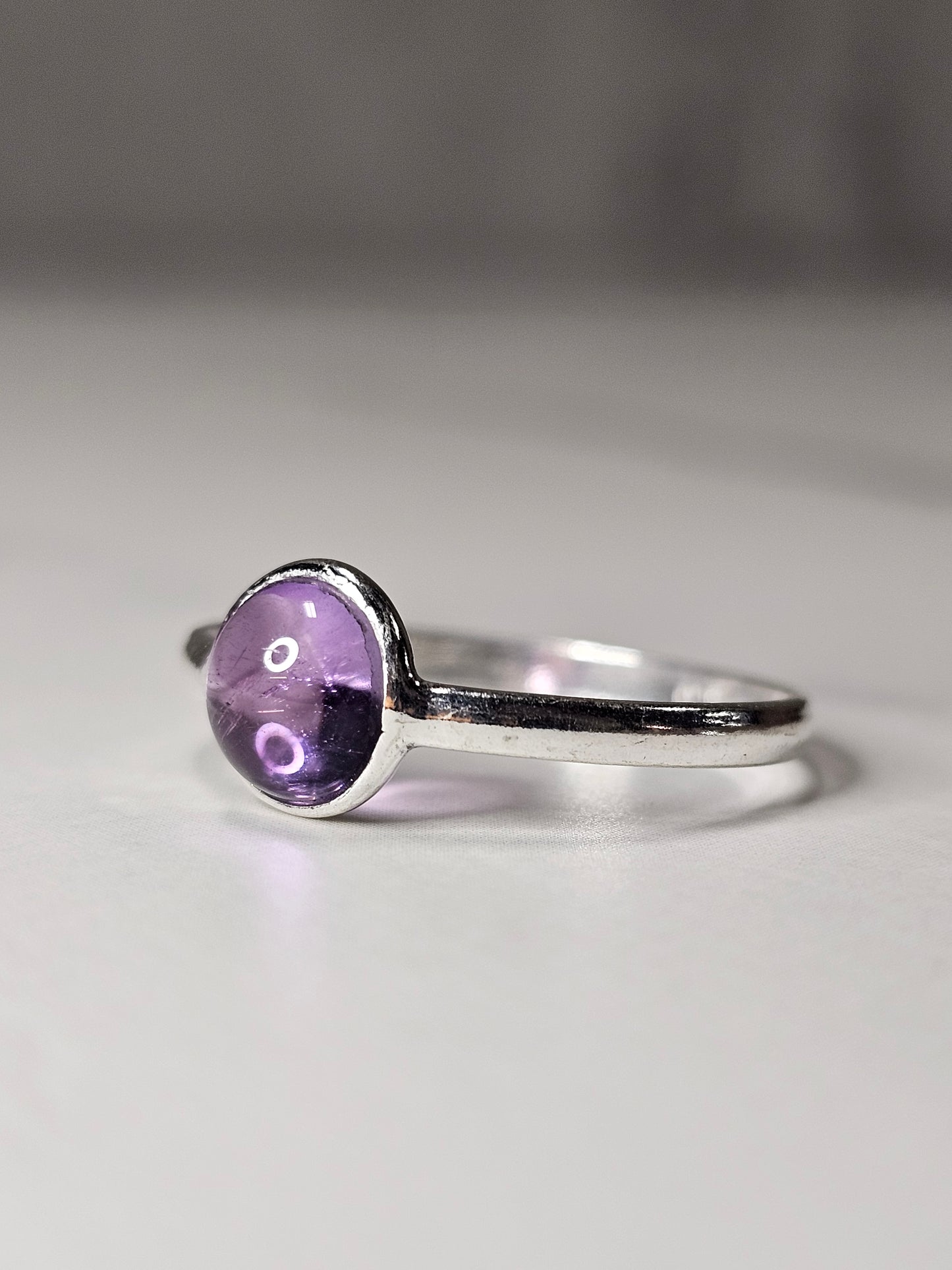 Amethyst Sterling Silver Ring