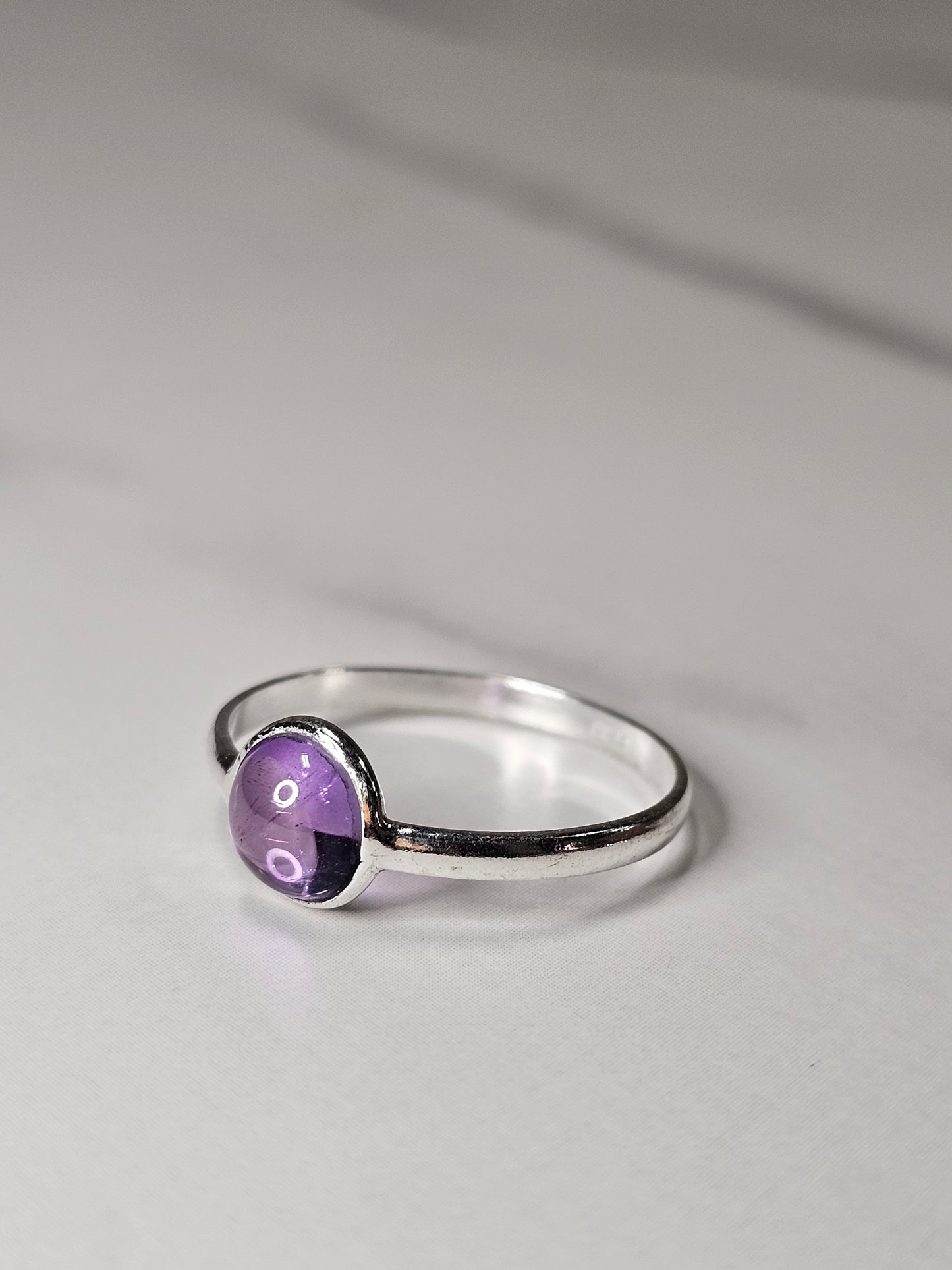 Amethyst Sterling Silver Ring