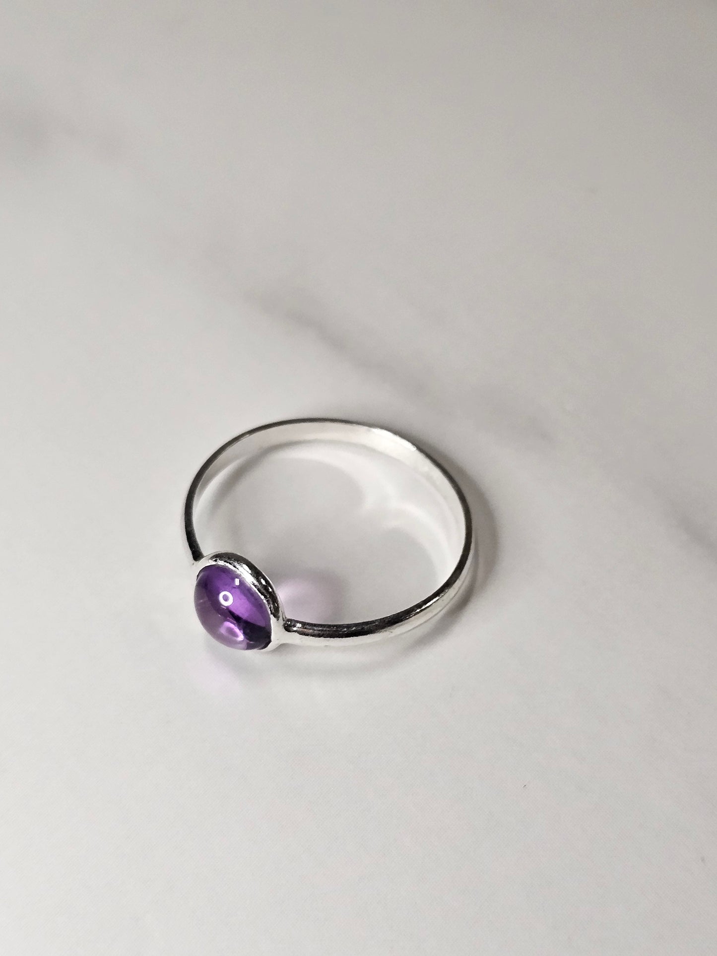 Amethyst Sterling Silver Ring