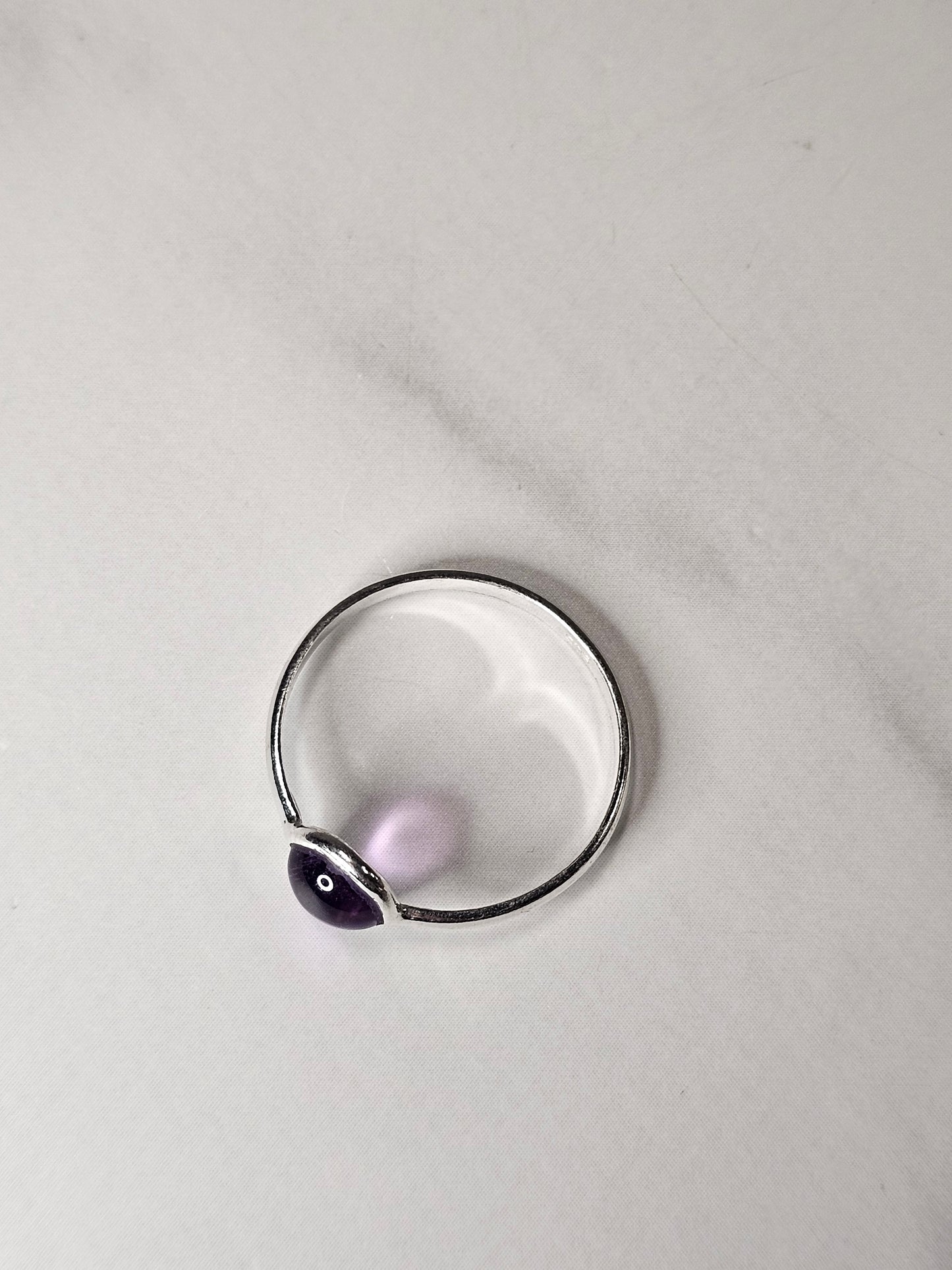 Amethyst Sterling Silver Ring