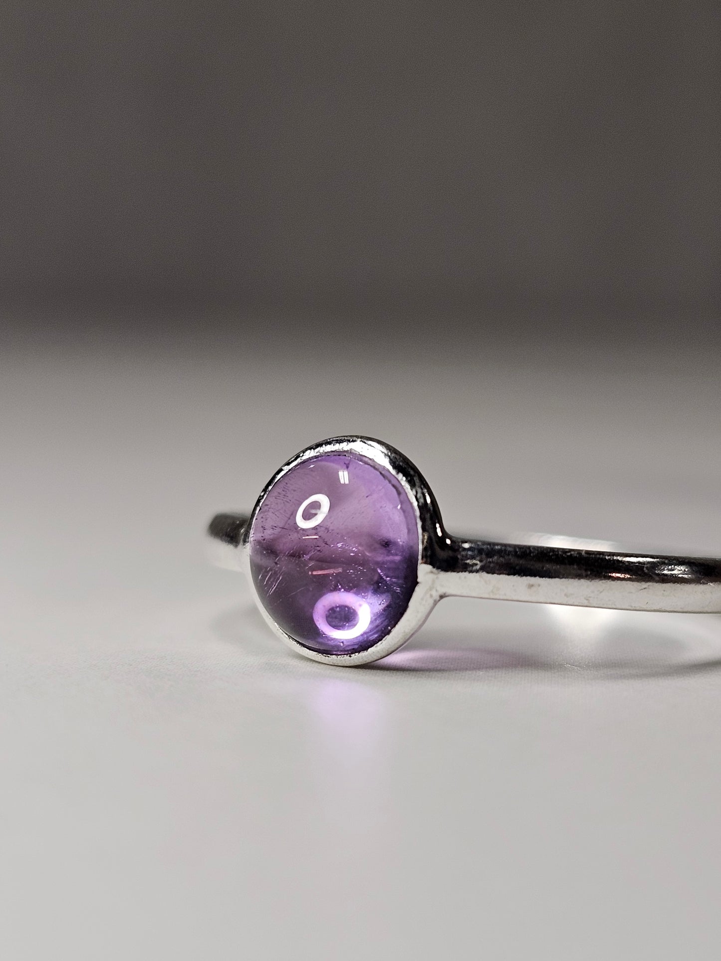 Amethyst Sterling Silver Ring