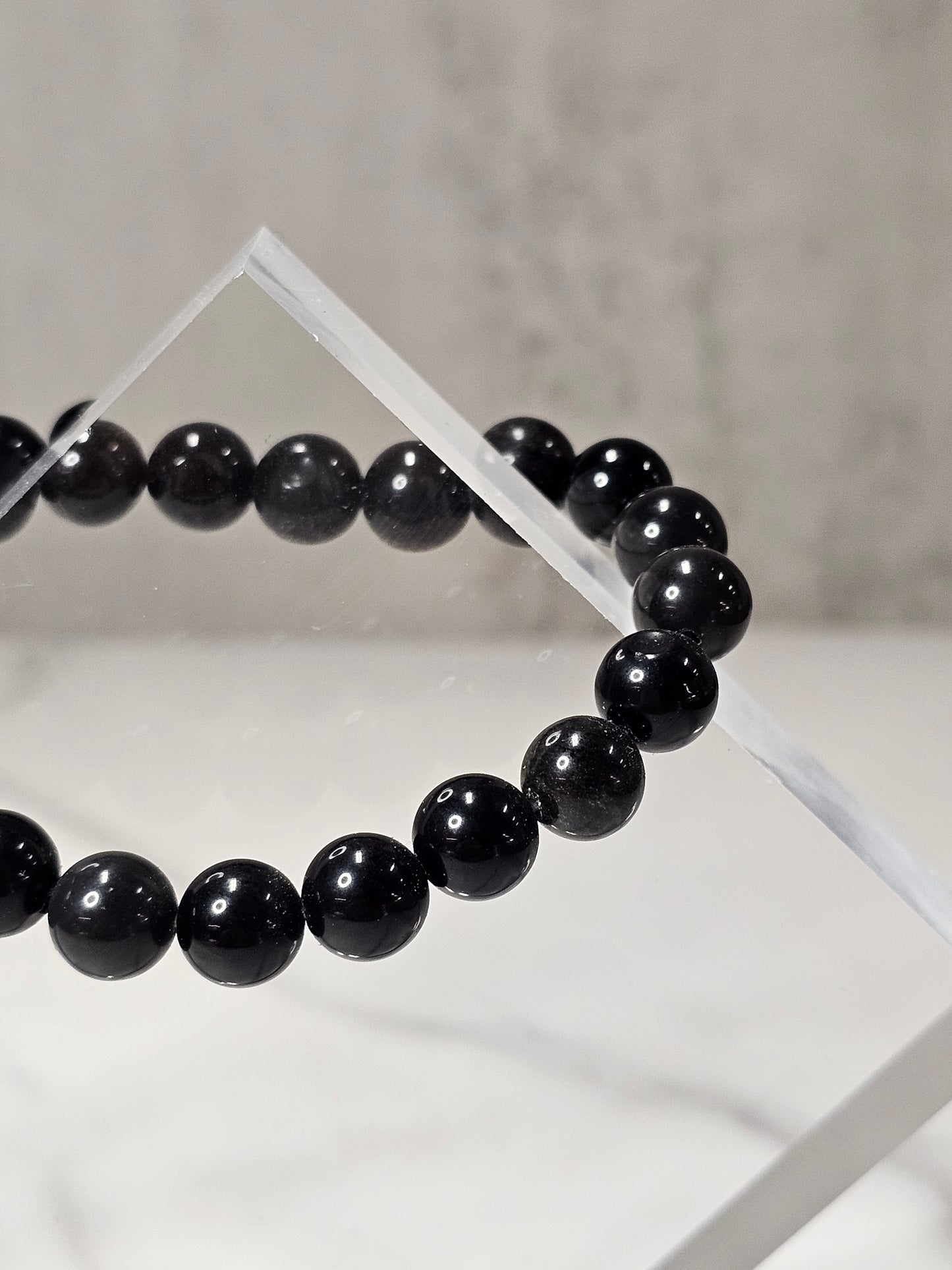 Obsidian Stretchy Bracelet