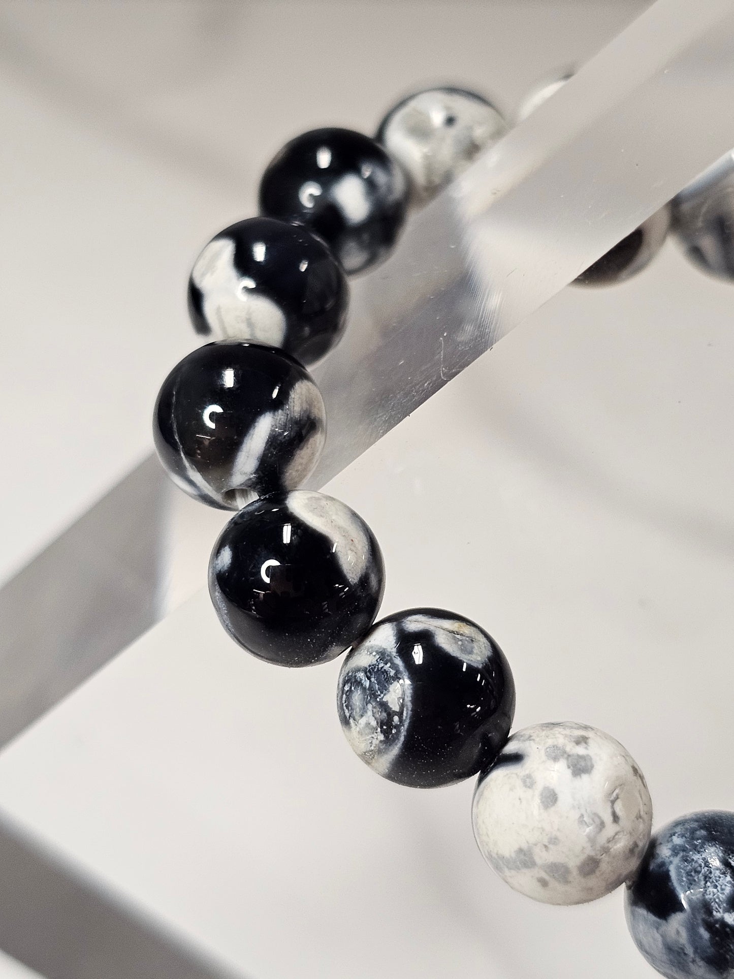 Orca Agate Stretchy Bracelet