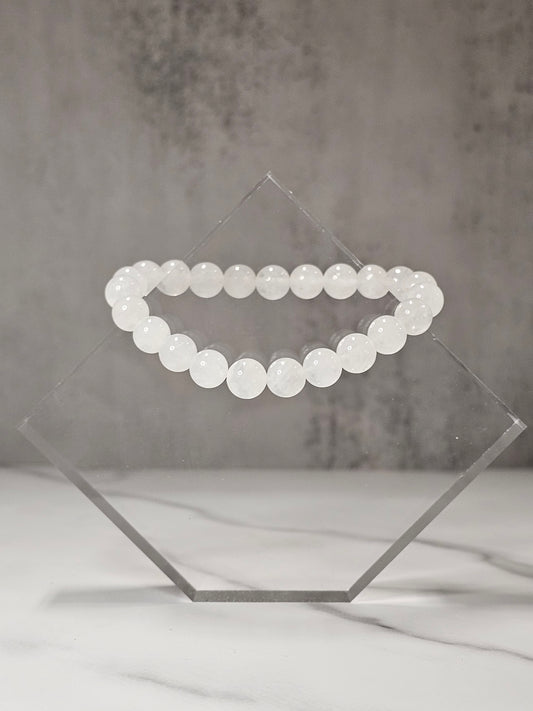 Clear Quartz Stretchy Bracelet