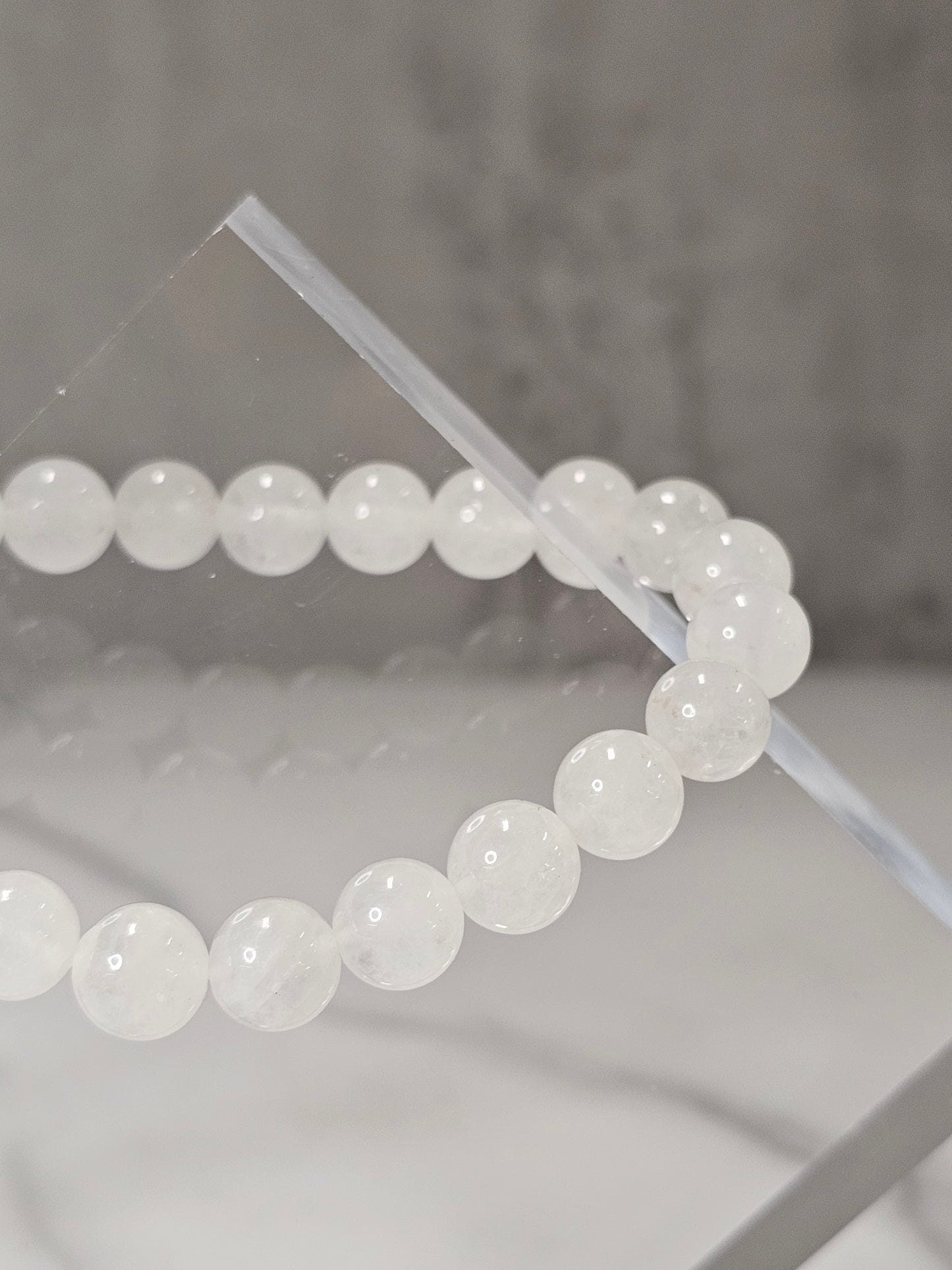 Clear Quartz Stretchy Bracelet