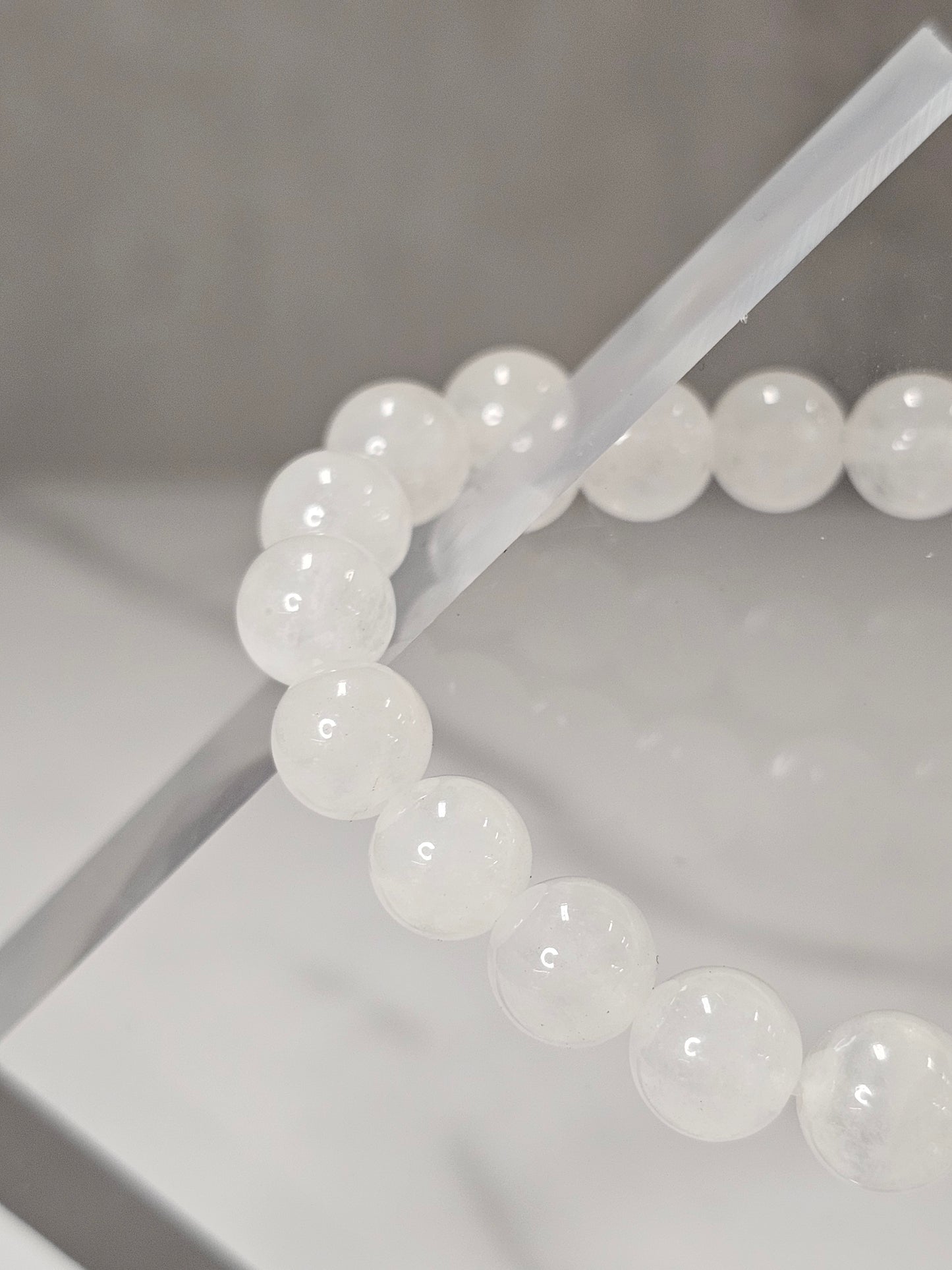 Clear Quartz Stretchy Bracelet