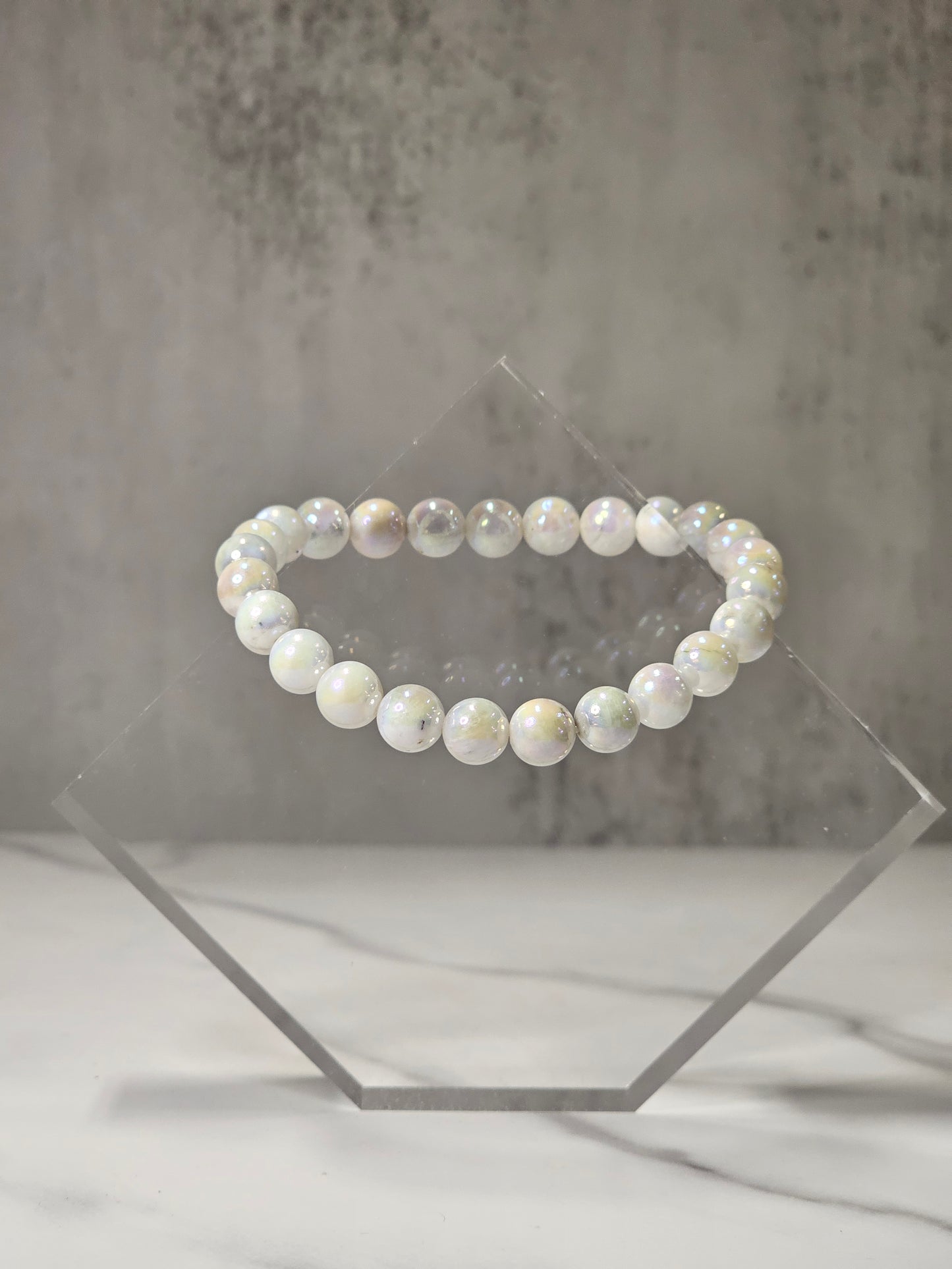 Aura Quartz Stretchy Bracelet