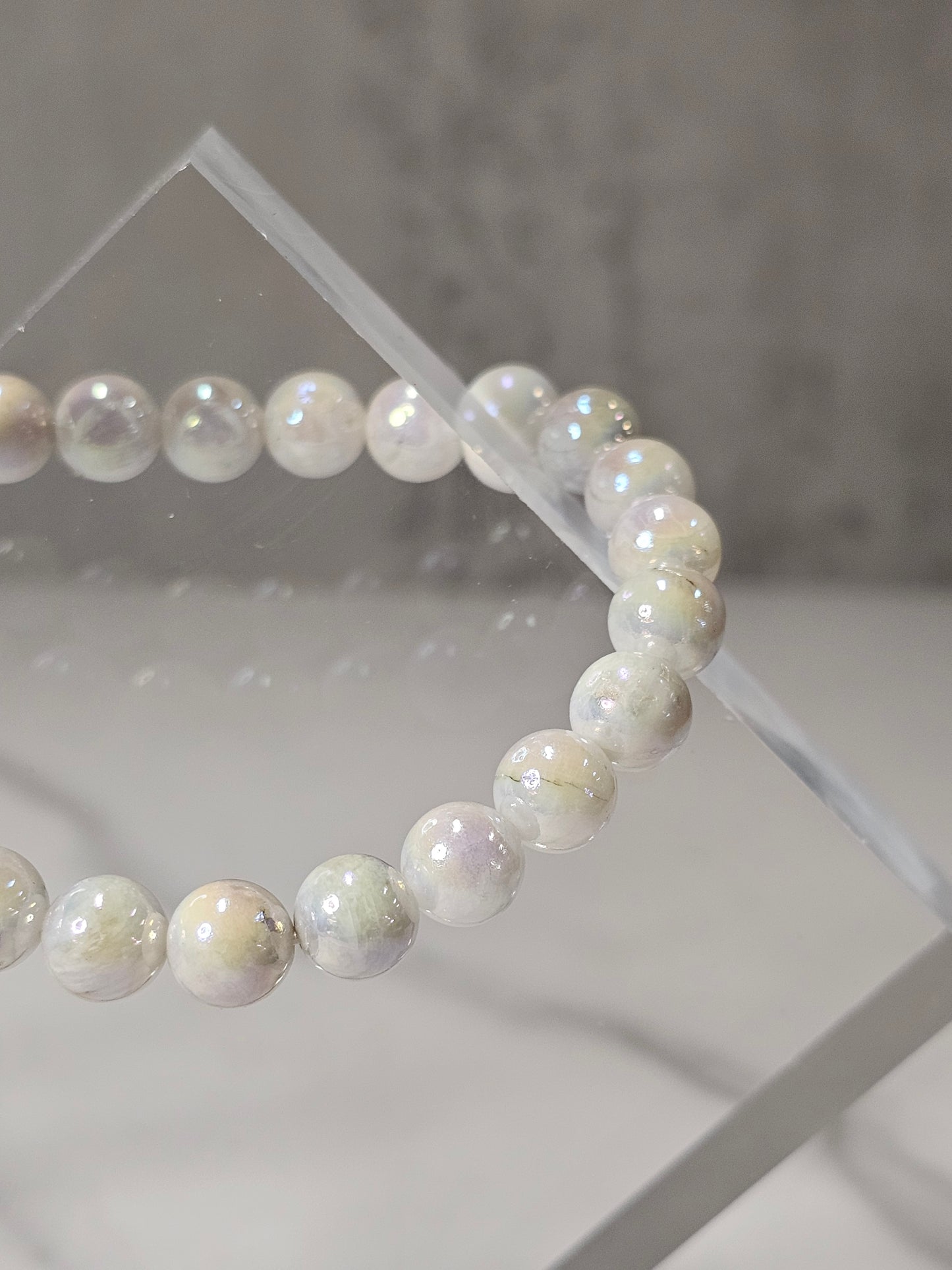 Aura Quartz Stretchy Bracelet