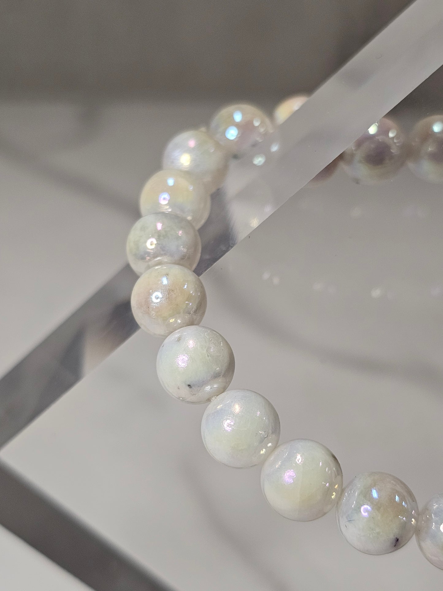 Aura Quartz Stretchy Bracelet