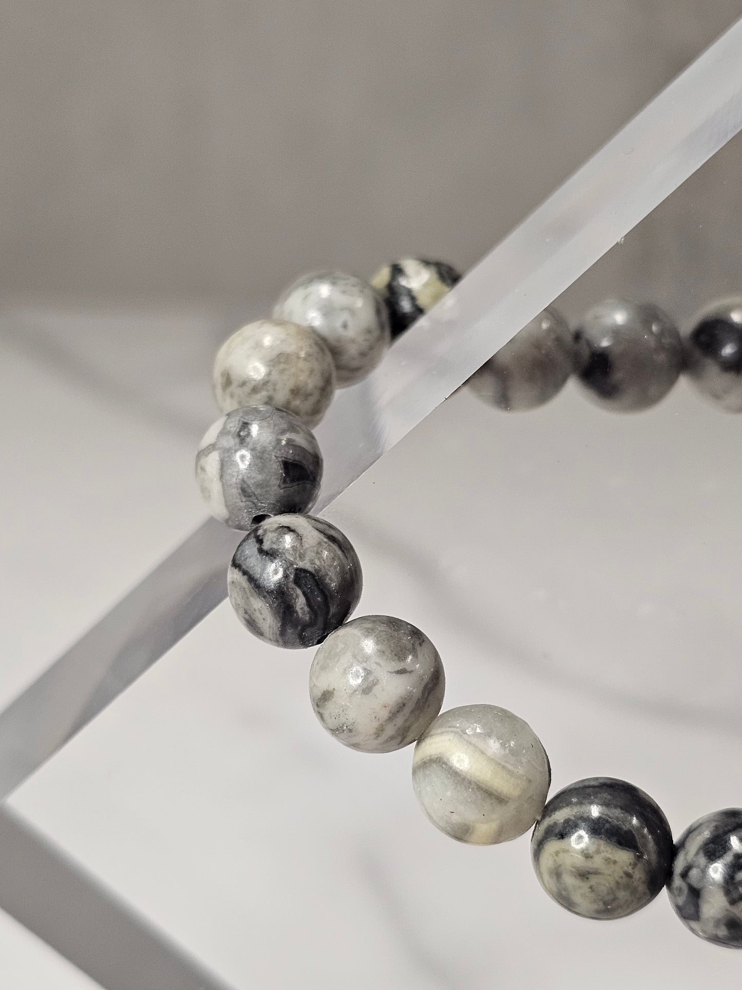 Picasso Jasper Stretchy Bracelet