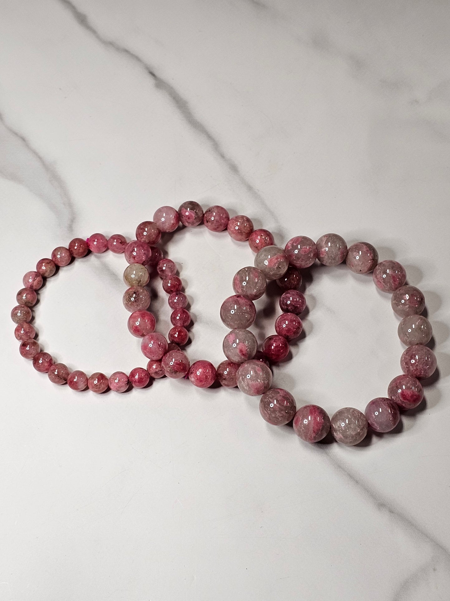 Pink Tourmaline Stretchy Bracelet
