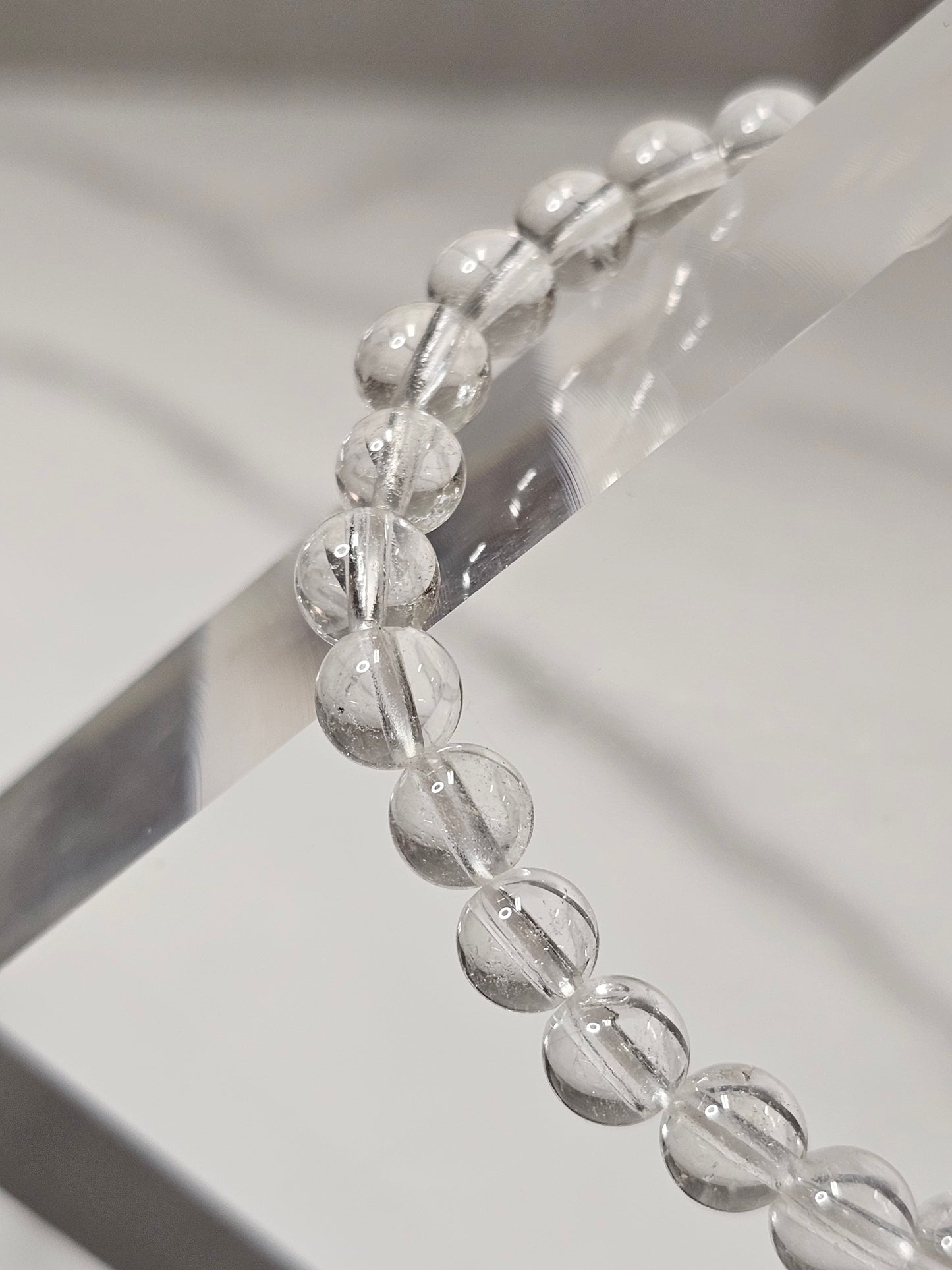 Clear Quartz Stretchy Bracelet