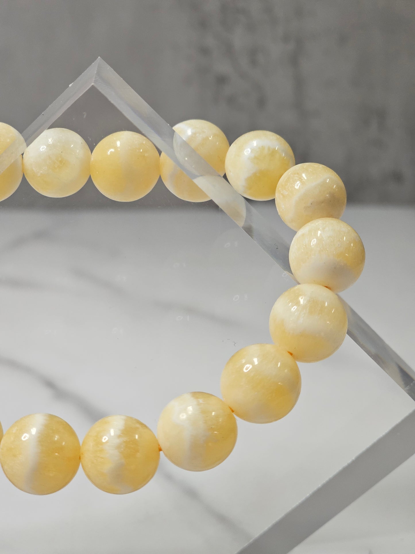 Yellow Calcite Stretchy Bracelet