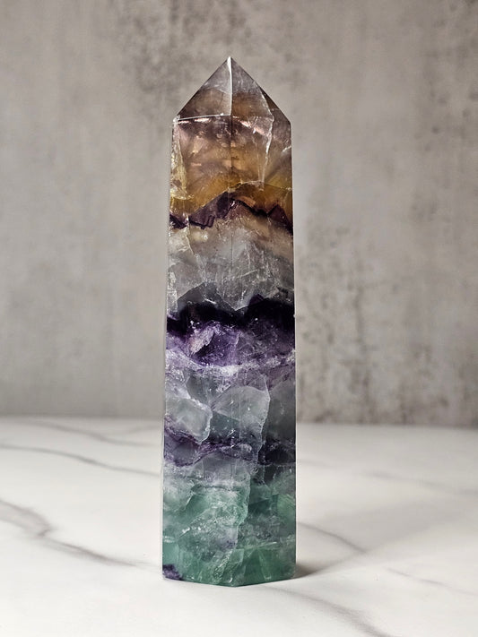 Rainbow Fluorite Tower