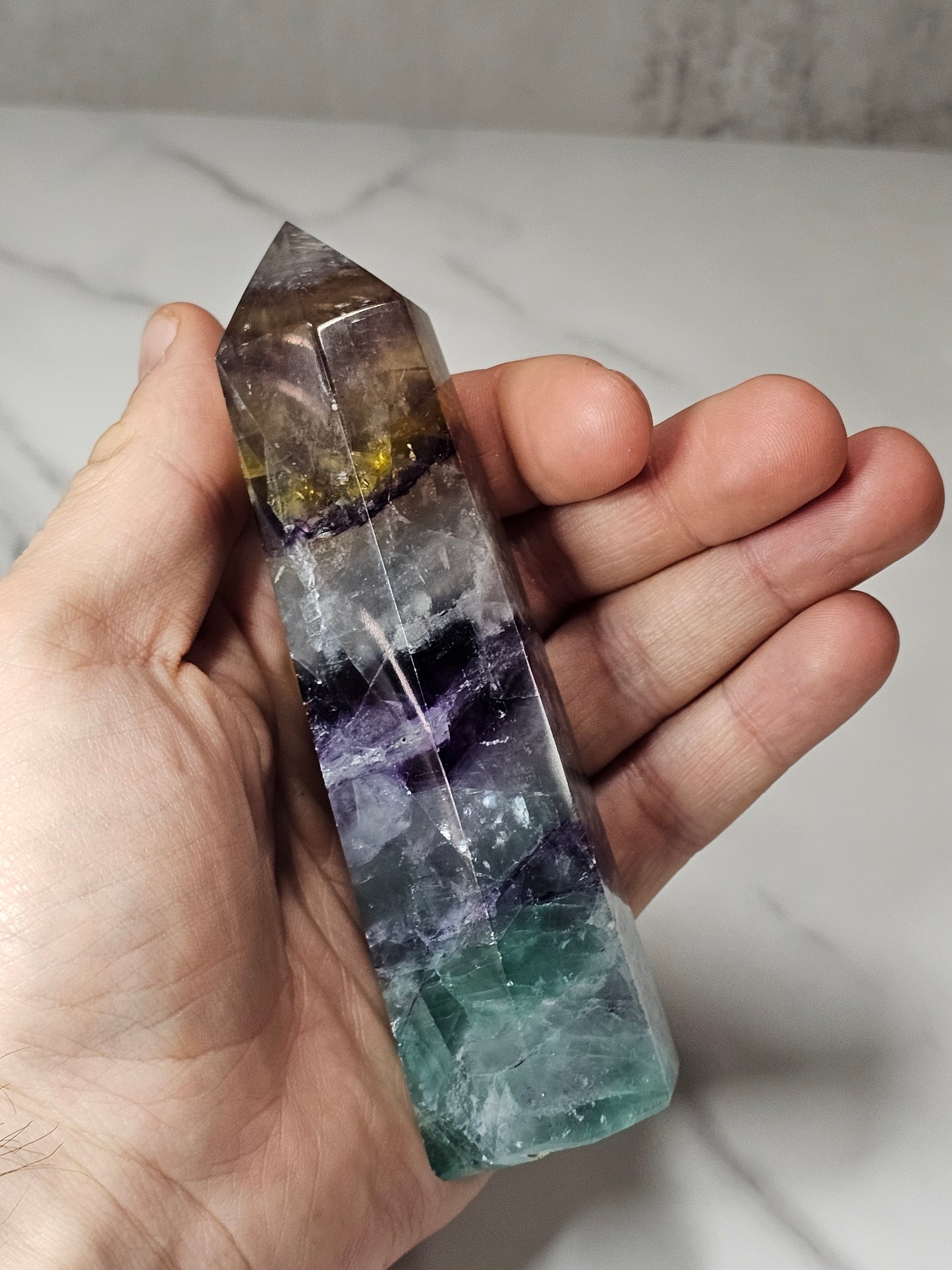Rainbow Fluorite Tower