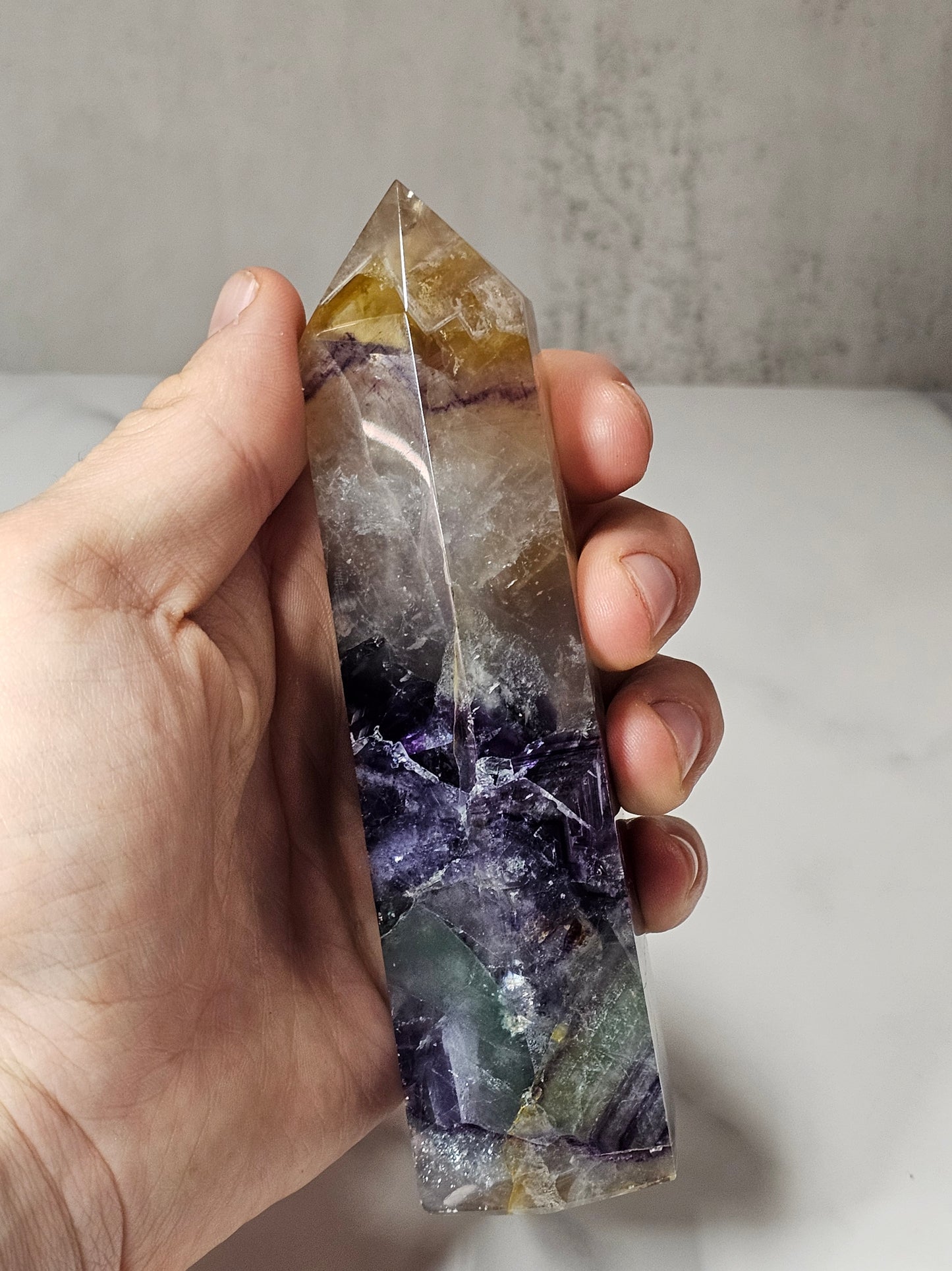 Rainbow Fluorite Tower