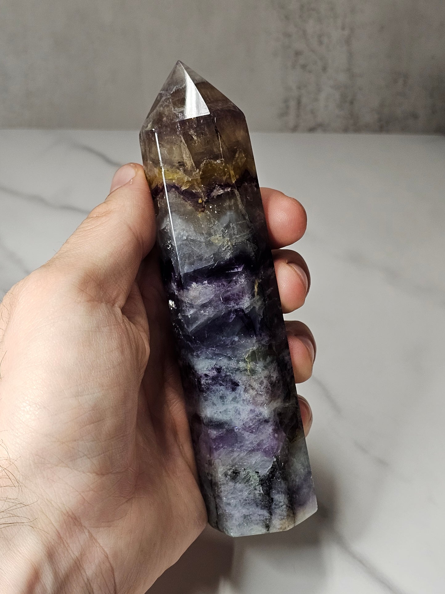 Rainbow Fluorite Tower