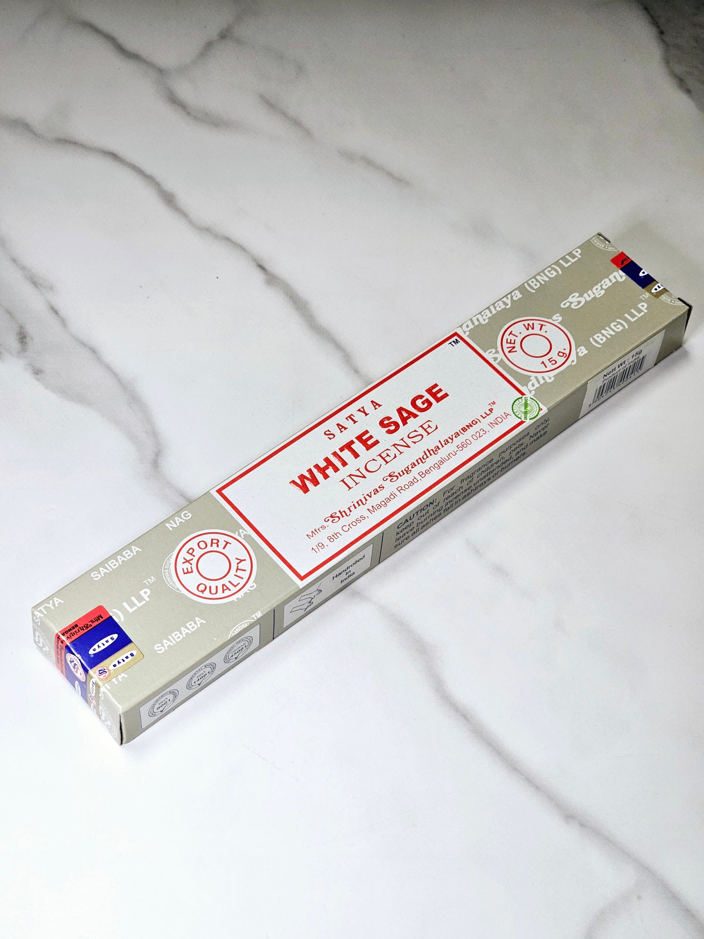 White Sage Satya Incense Sticks 15g