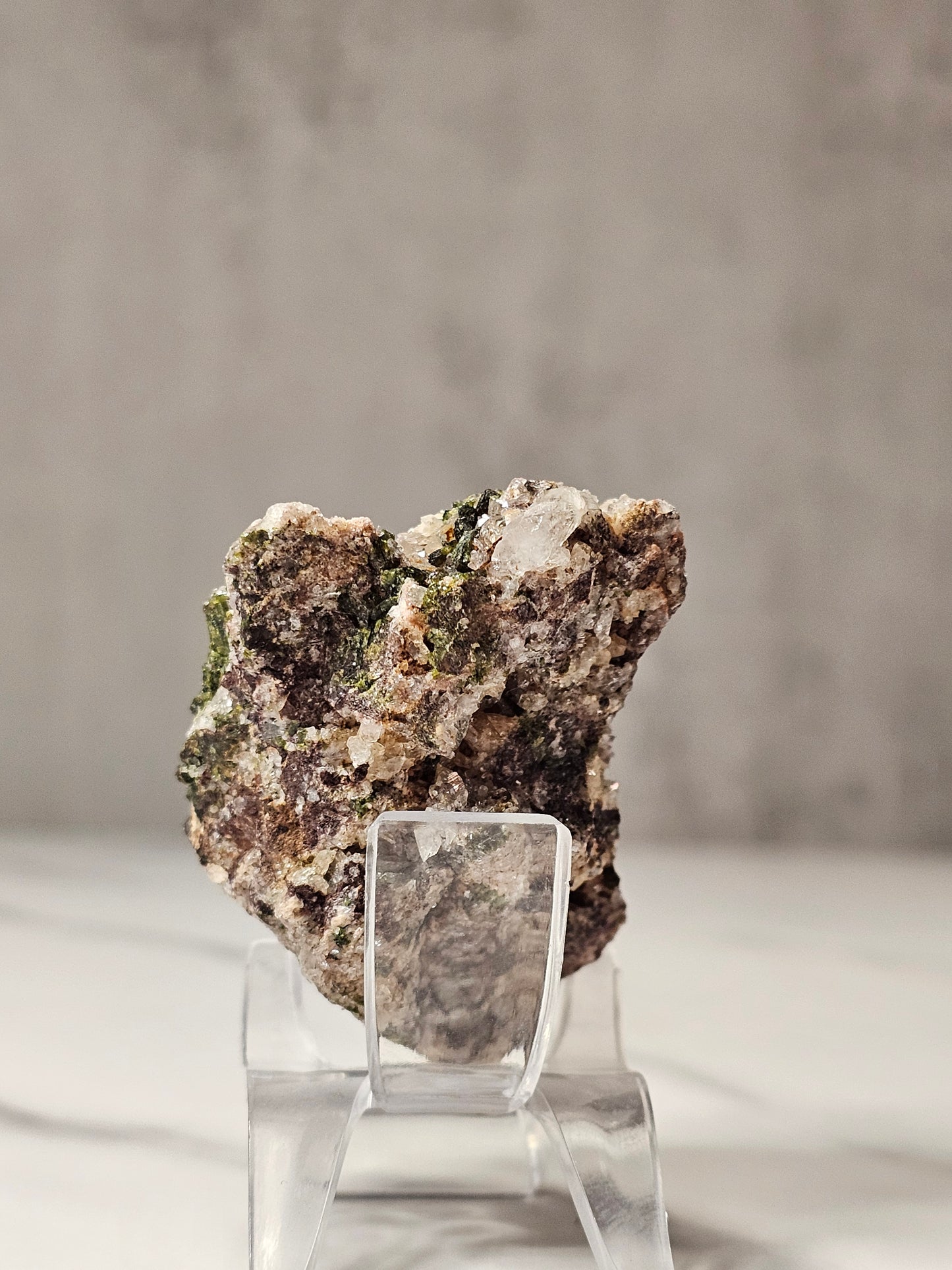 Epidote Quartz Specimen