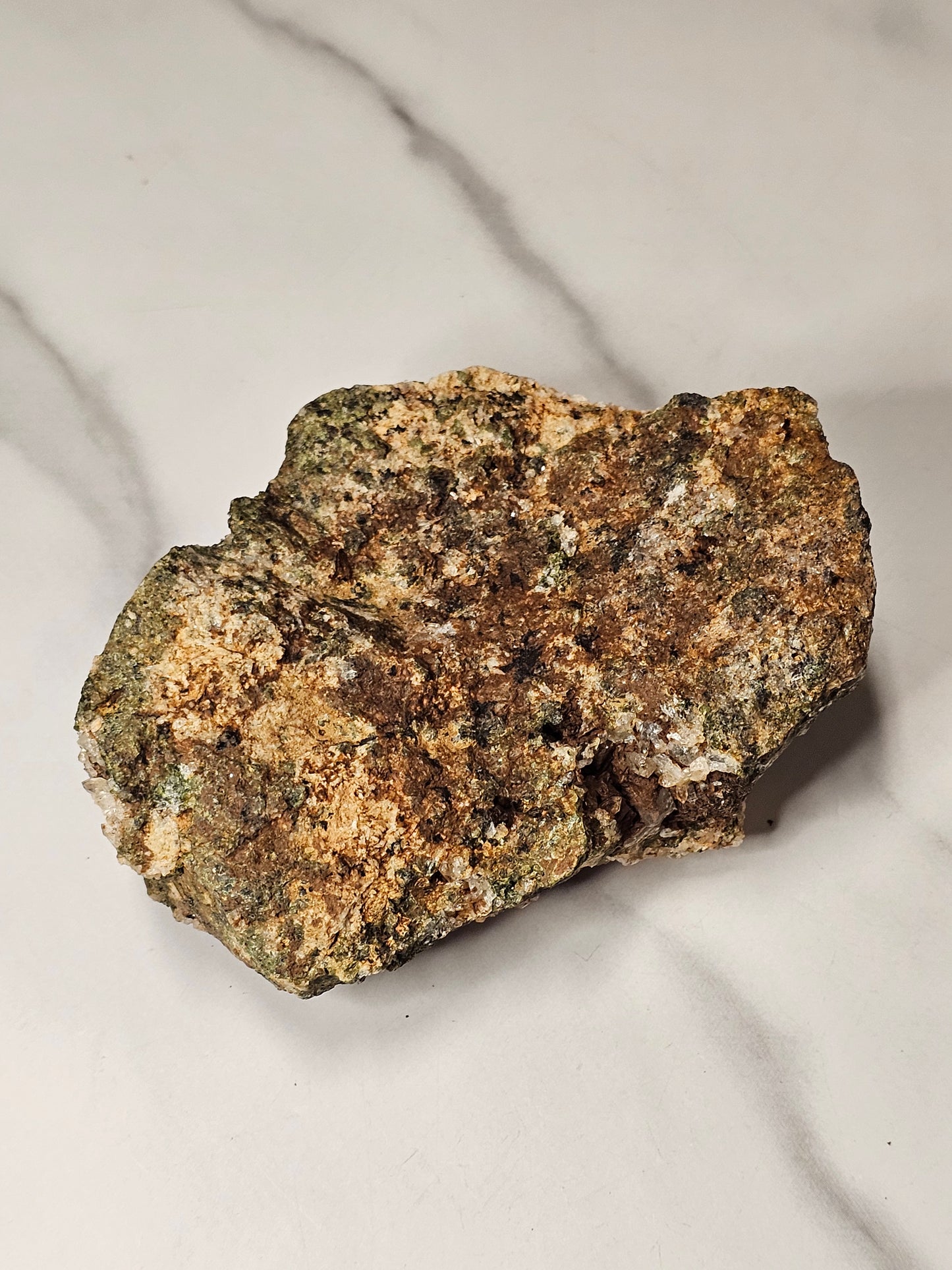 Epidote Quartz Specimen
