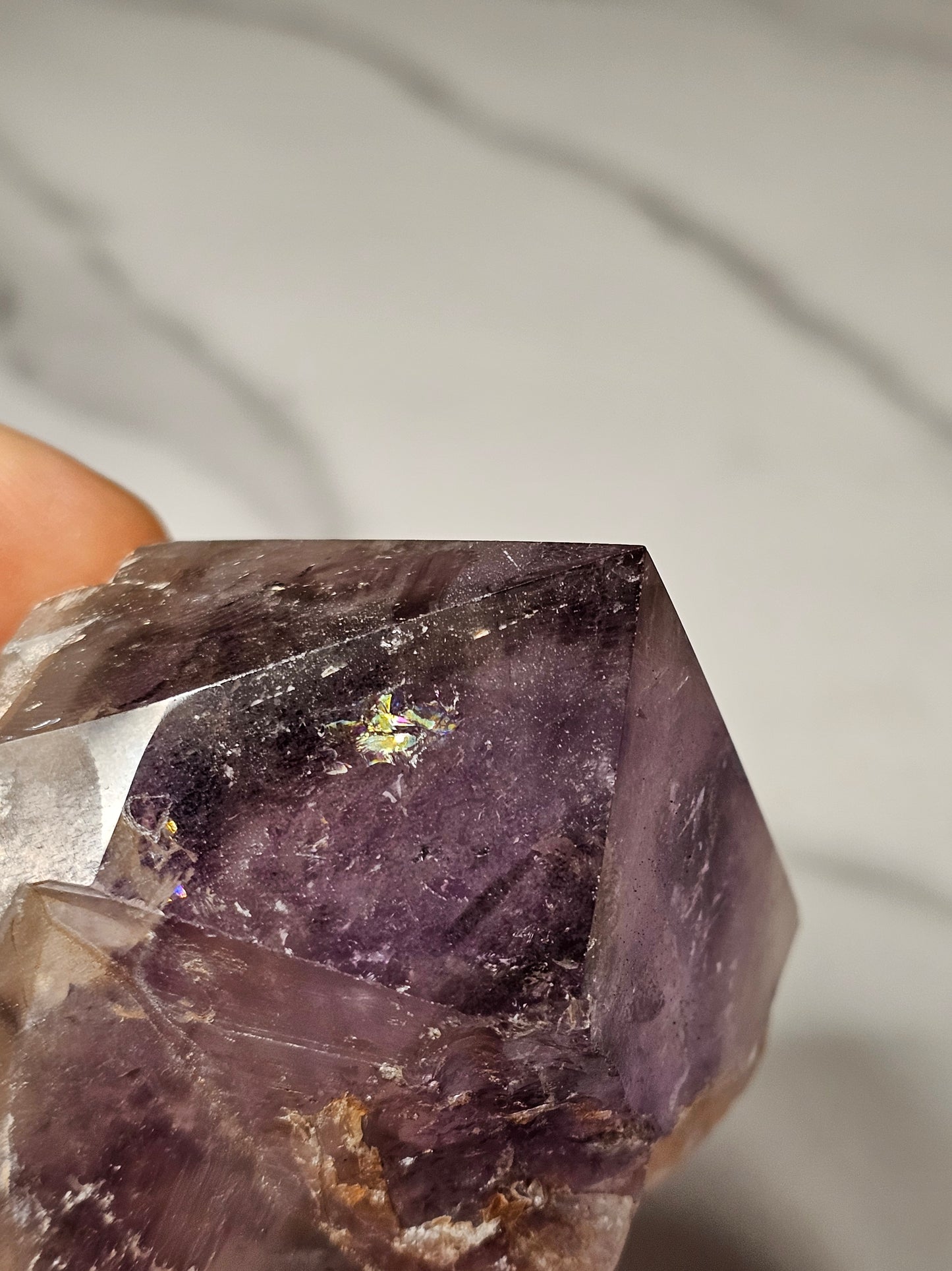 Amethyst Top Polished Point