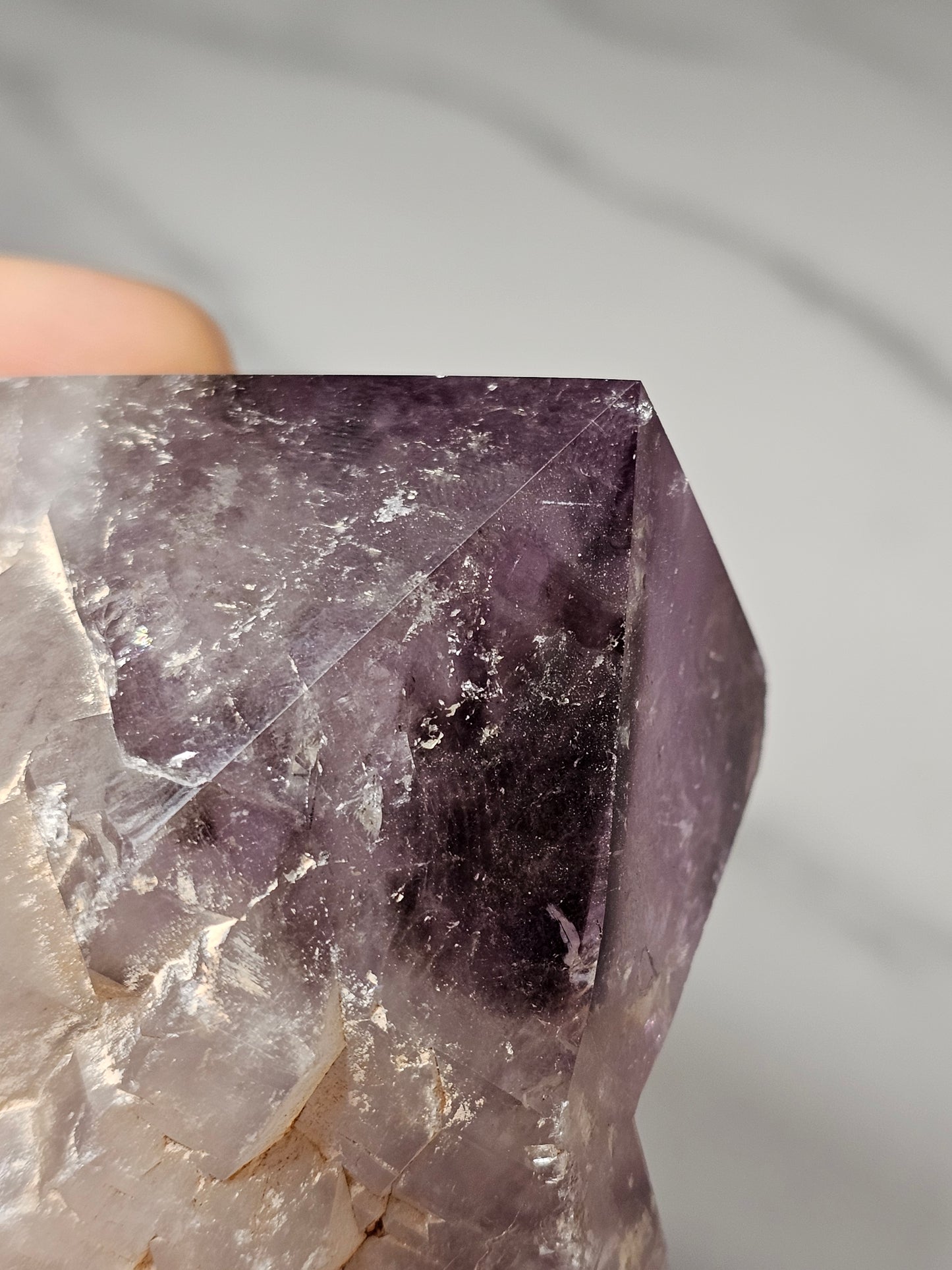 Amethyst Top Polished Point
