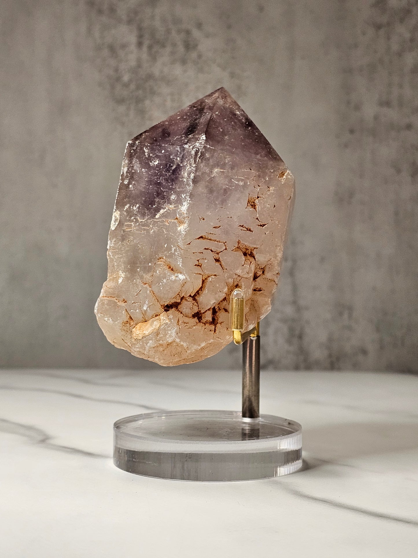 Amethyst Top Polished Point