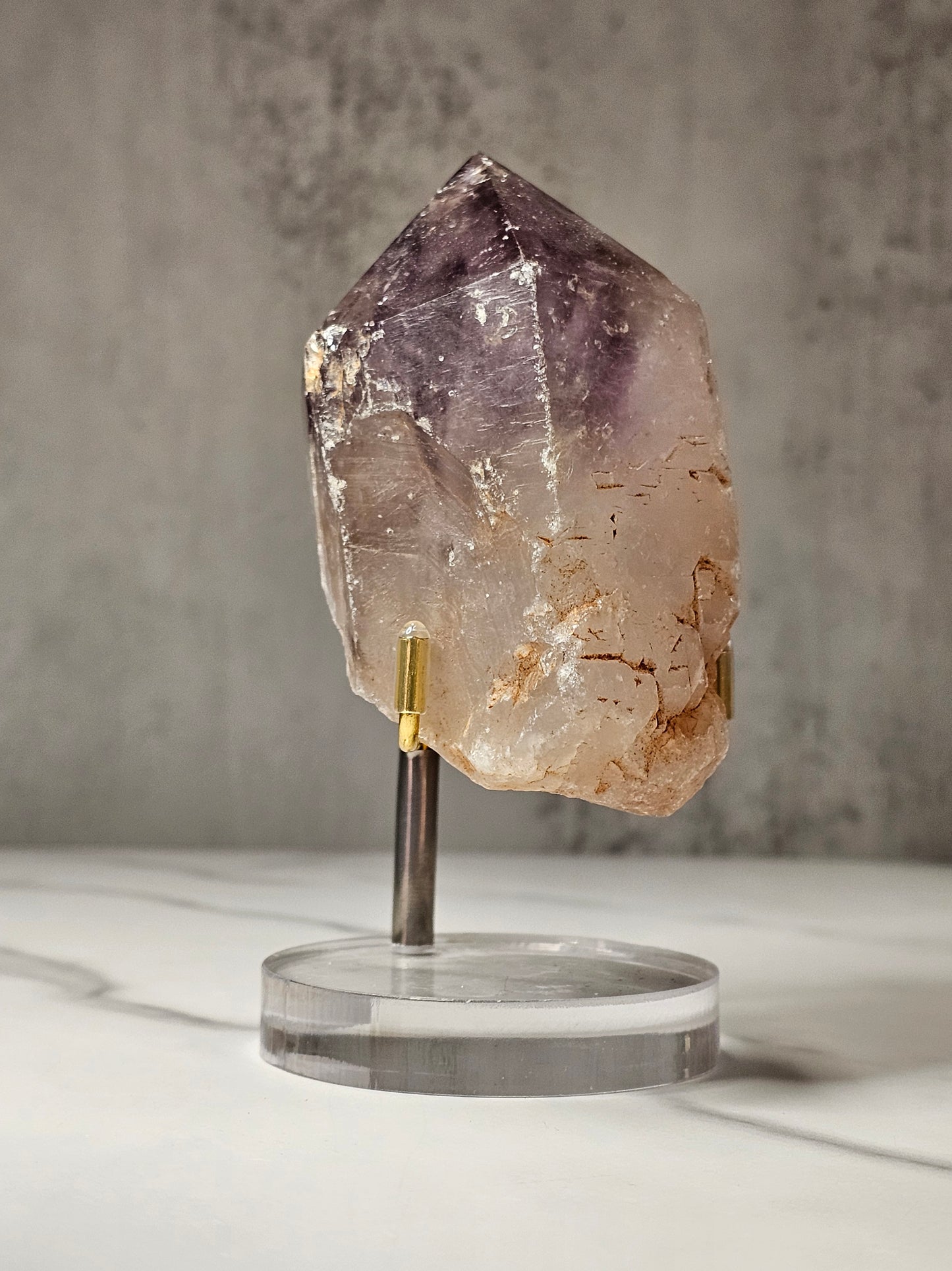 Amethyst Top Polished Point