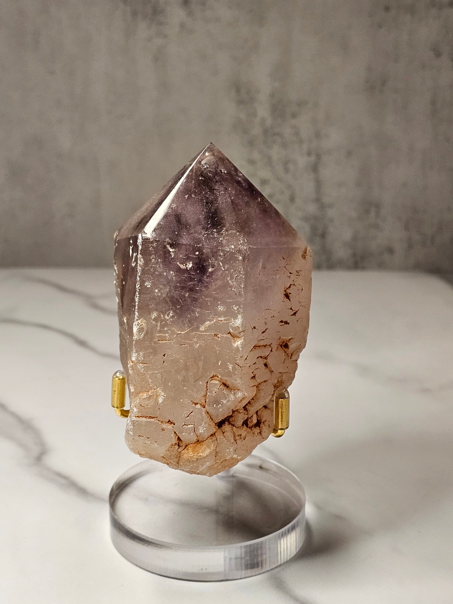 Amethyst Top Polished Point