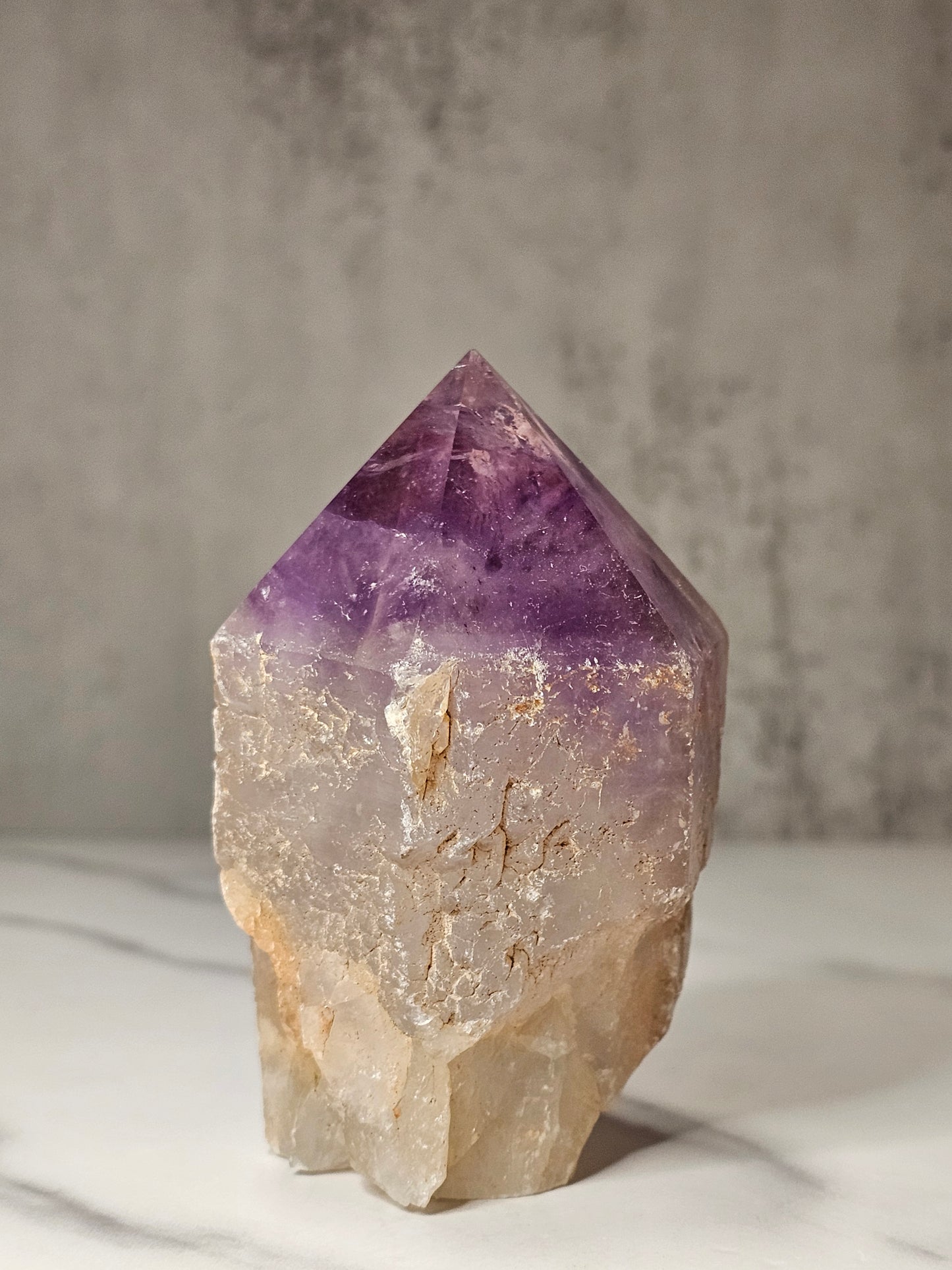 Amethyst Top Polished Point