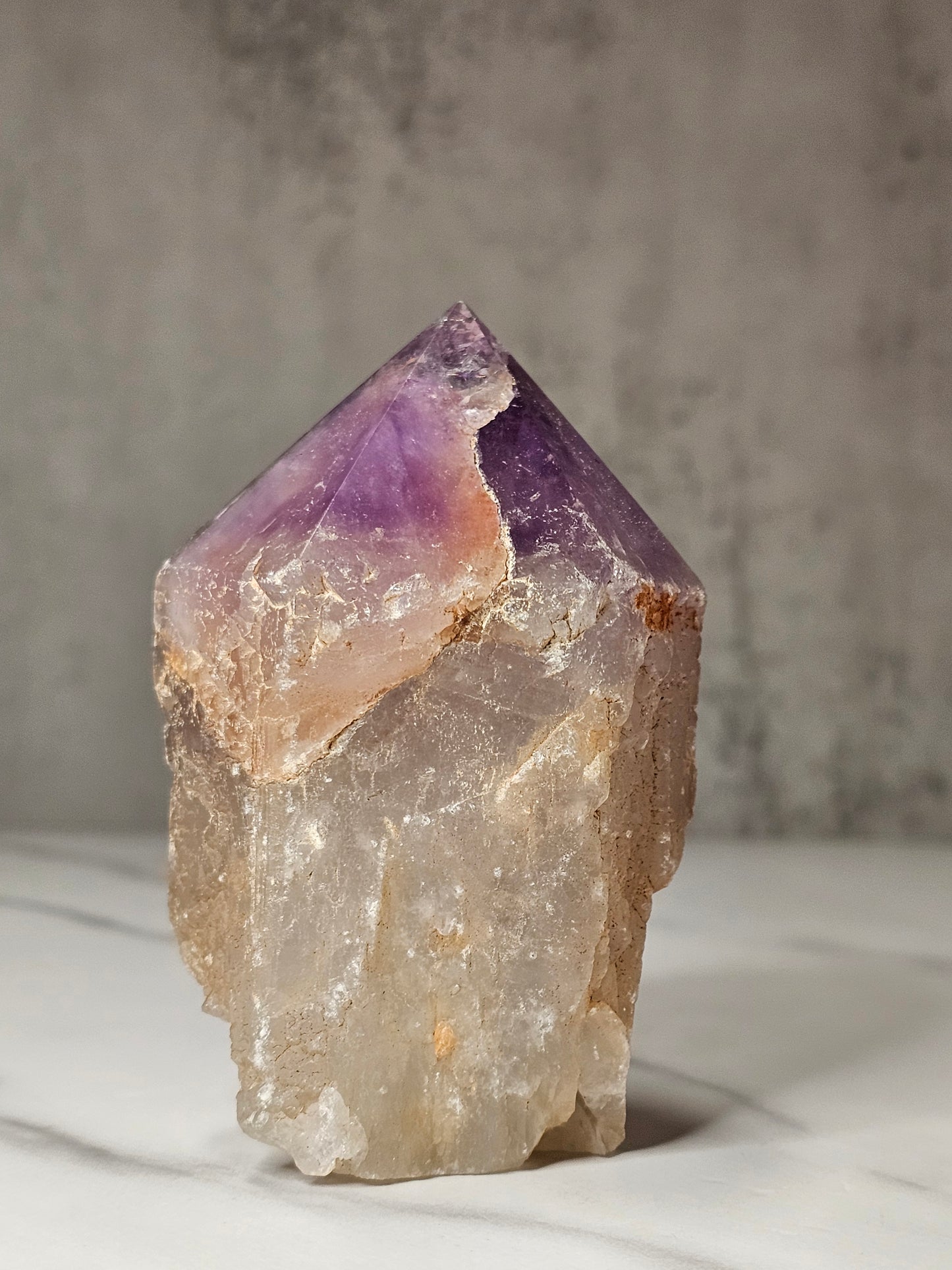 Amethyst Top Polished Point