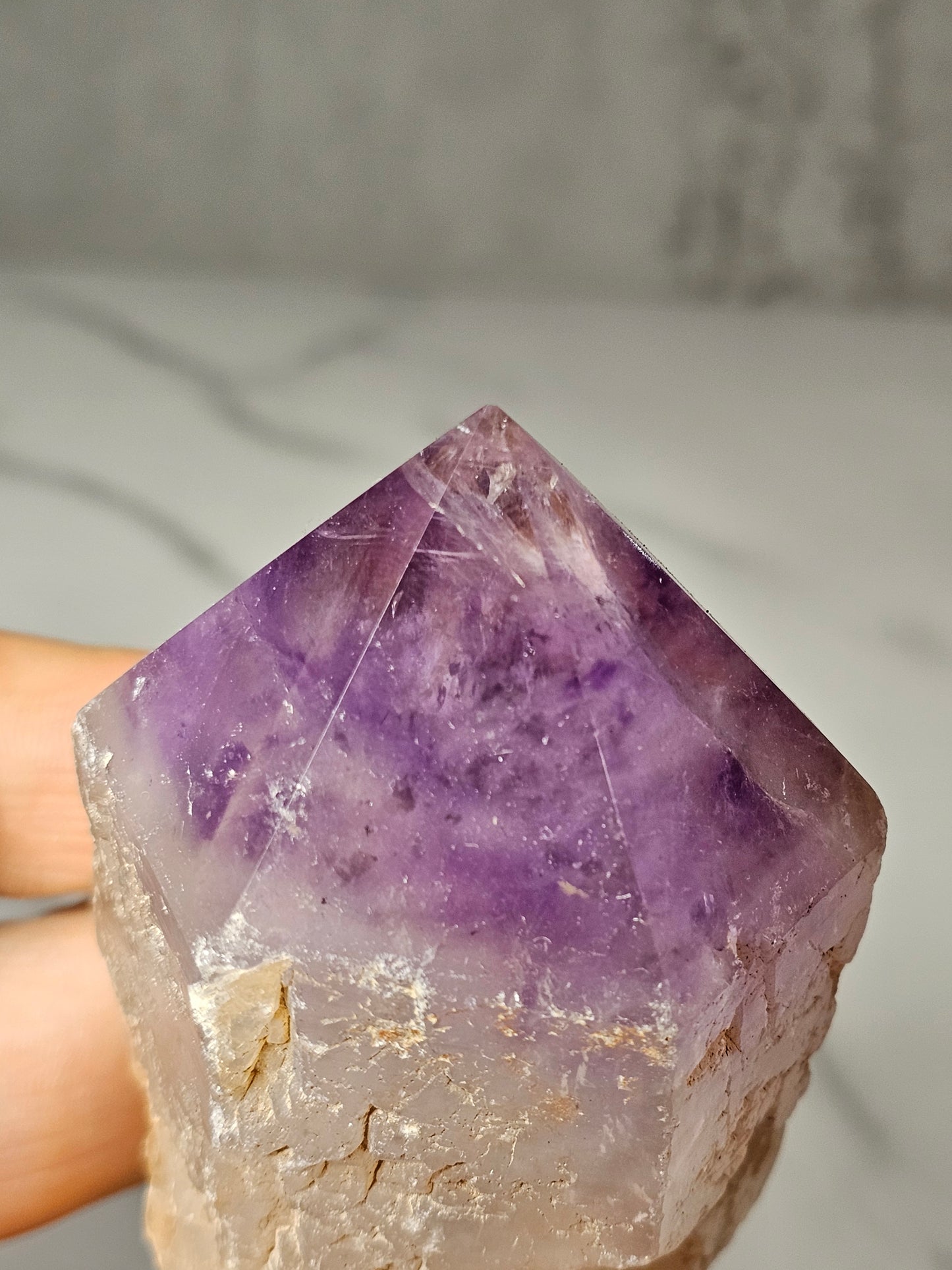 Amethyst Top Polished Point
