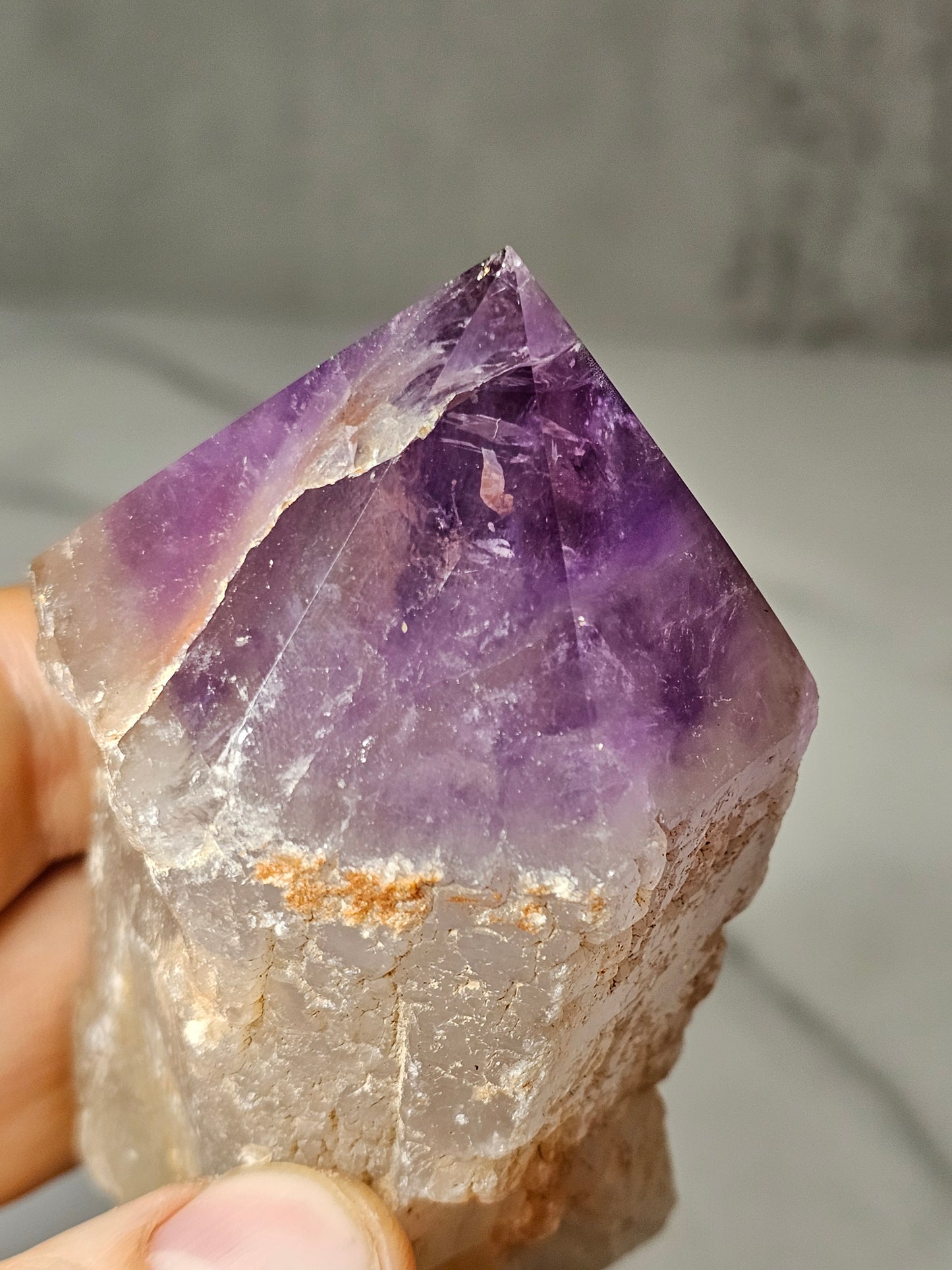Amethyst Top Polished Point