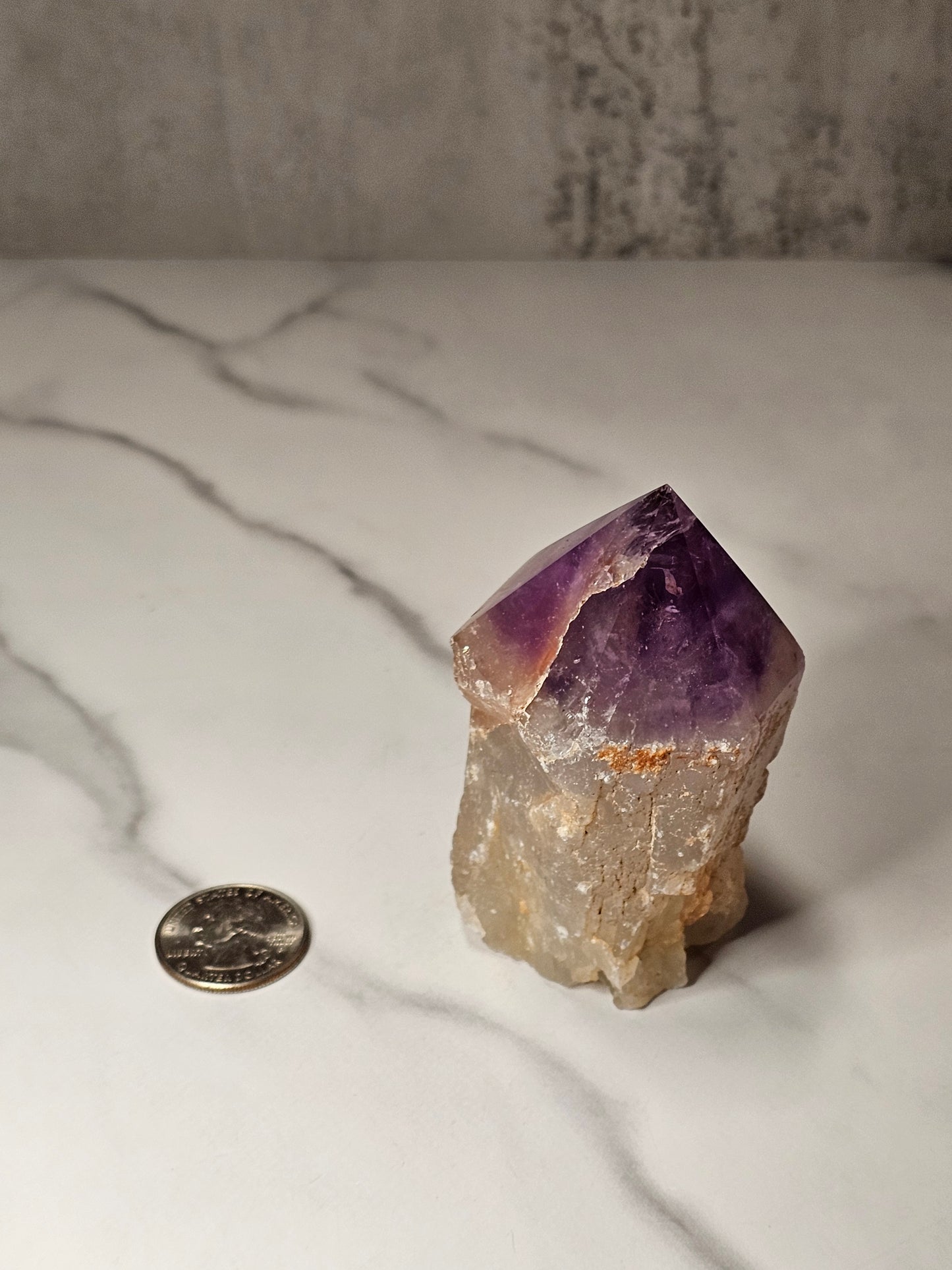 Amethyst Top Polished Point