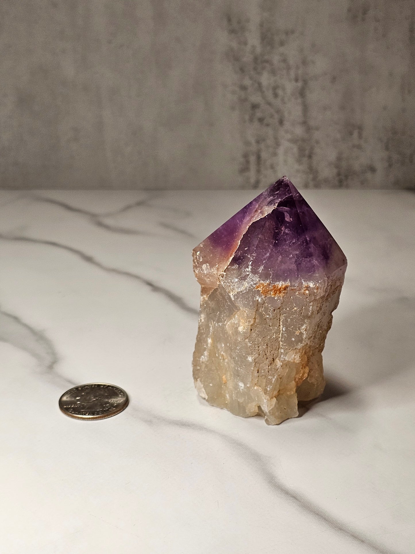 Amethyst Top Polished Point