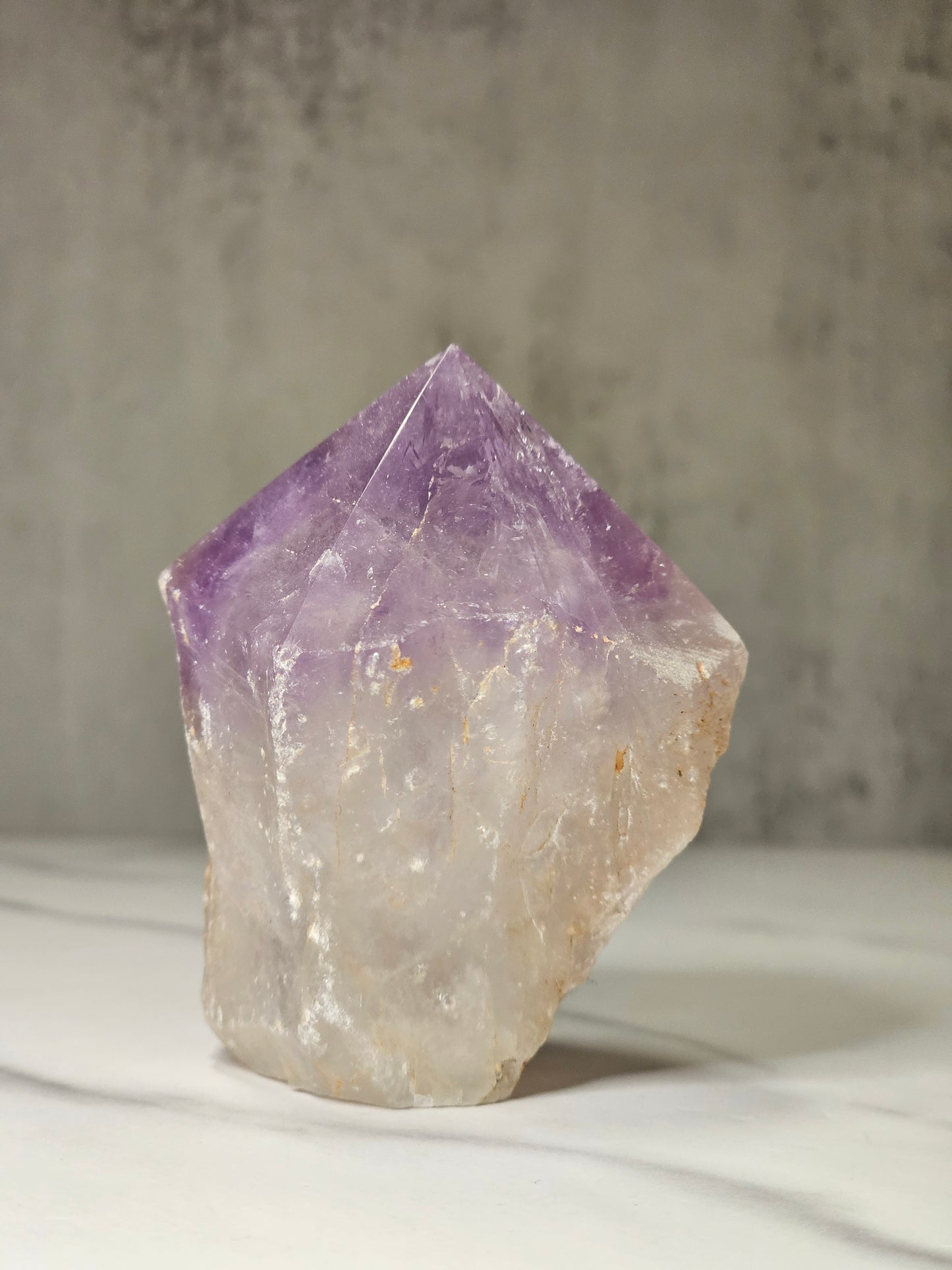 Amethyst Top Polished Point