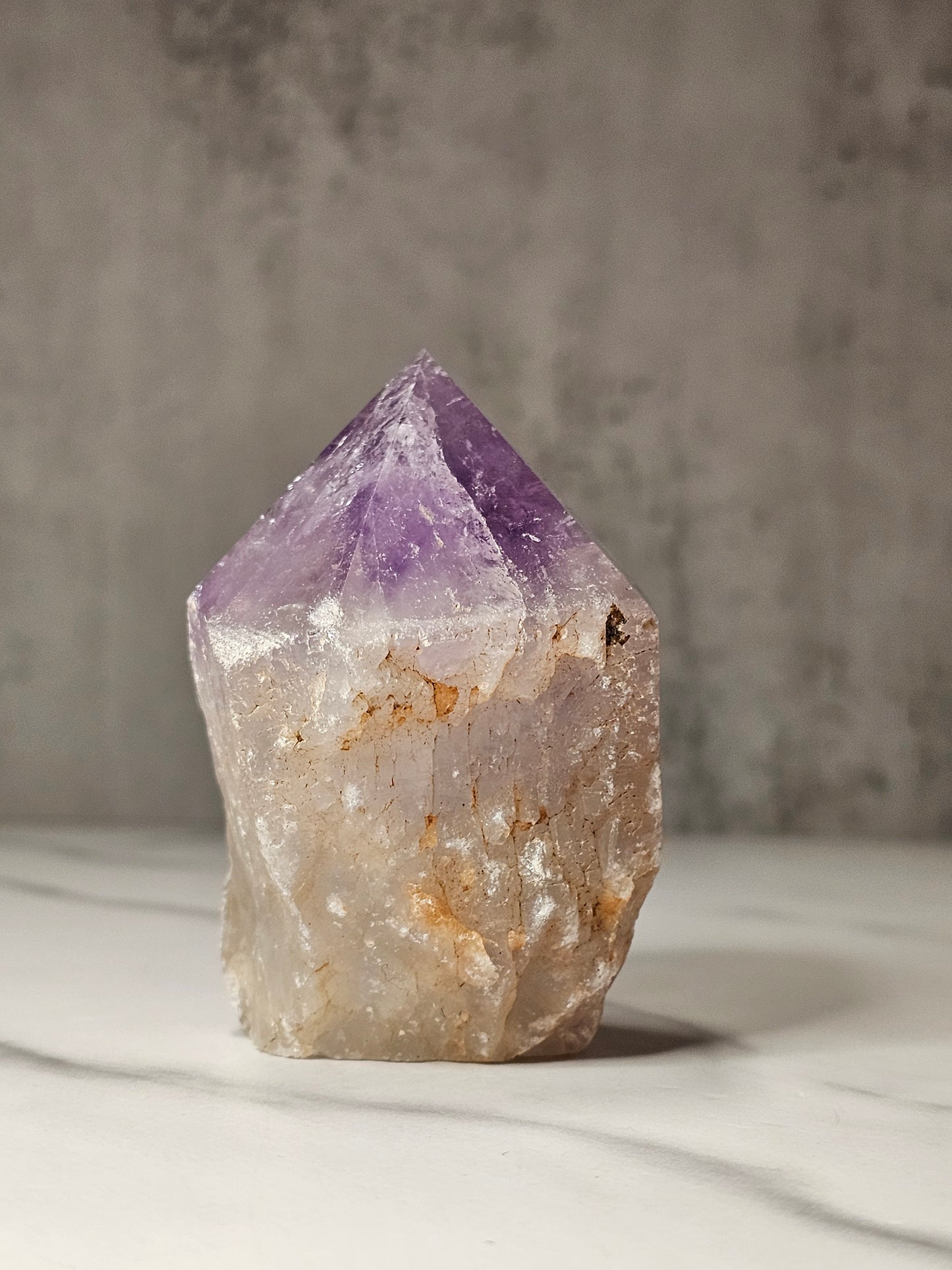 Amethyst Top Polished Point