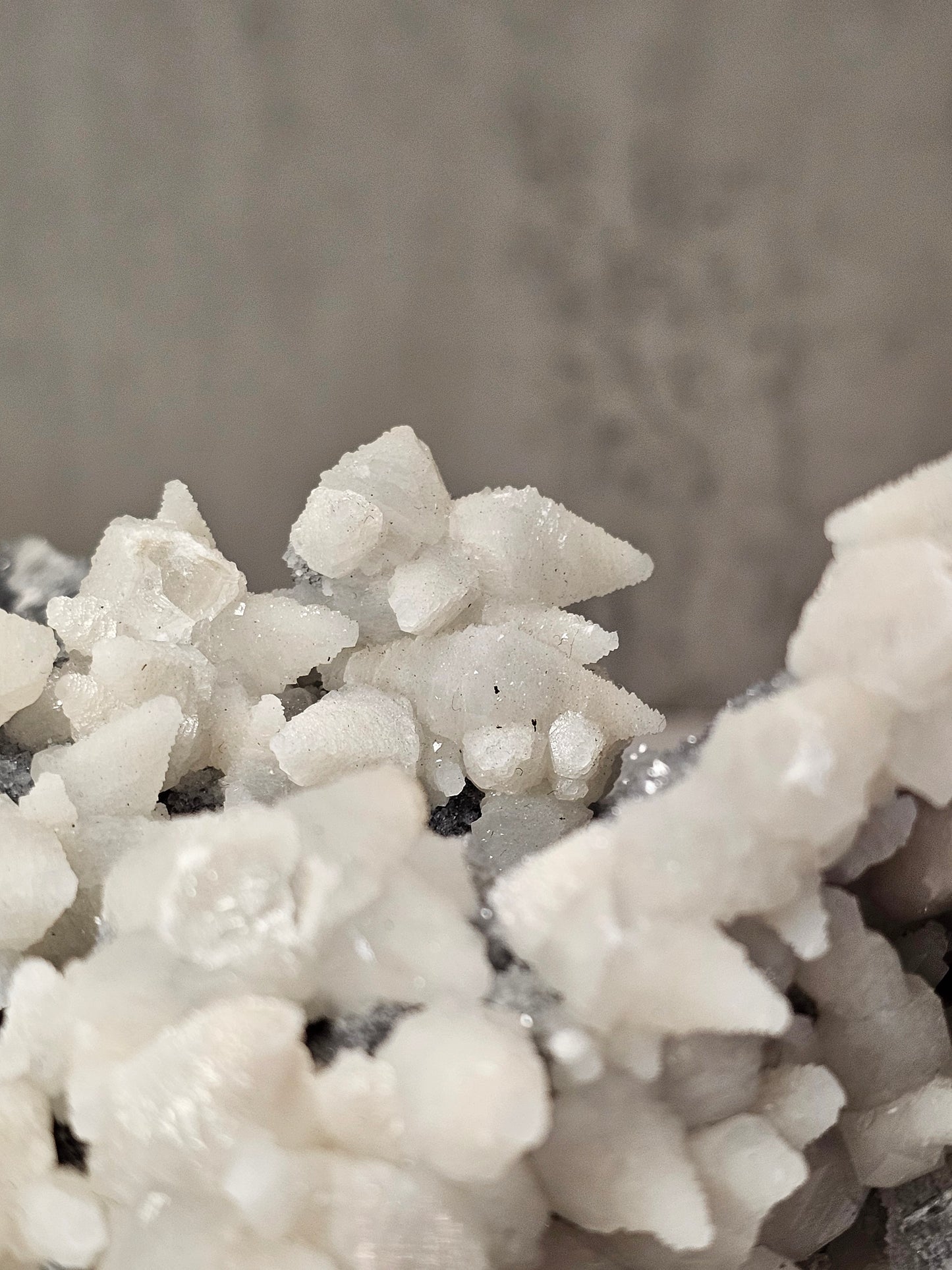 Calcite on Sphalerite Specimen