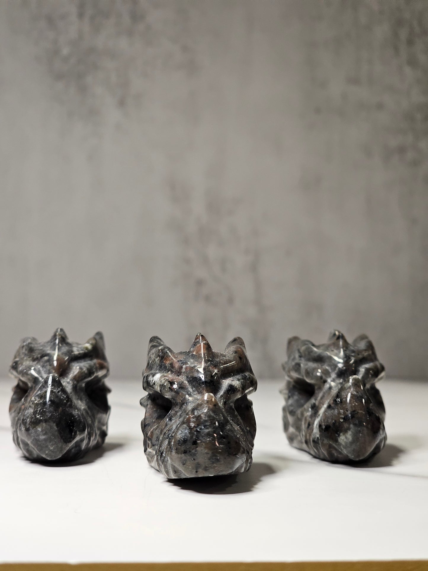 Yooperlite Dragon Head Carving