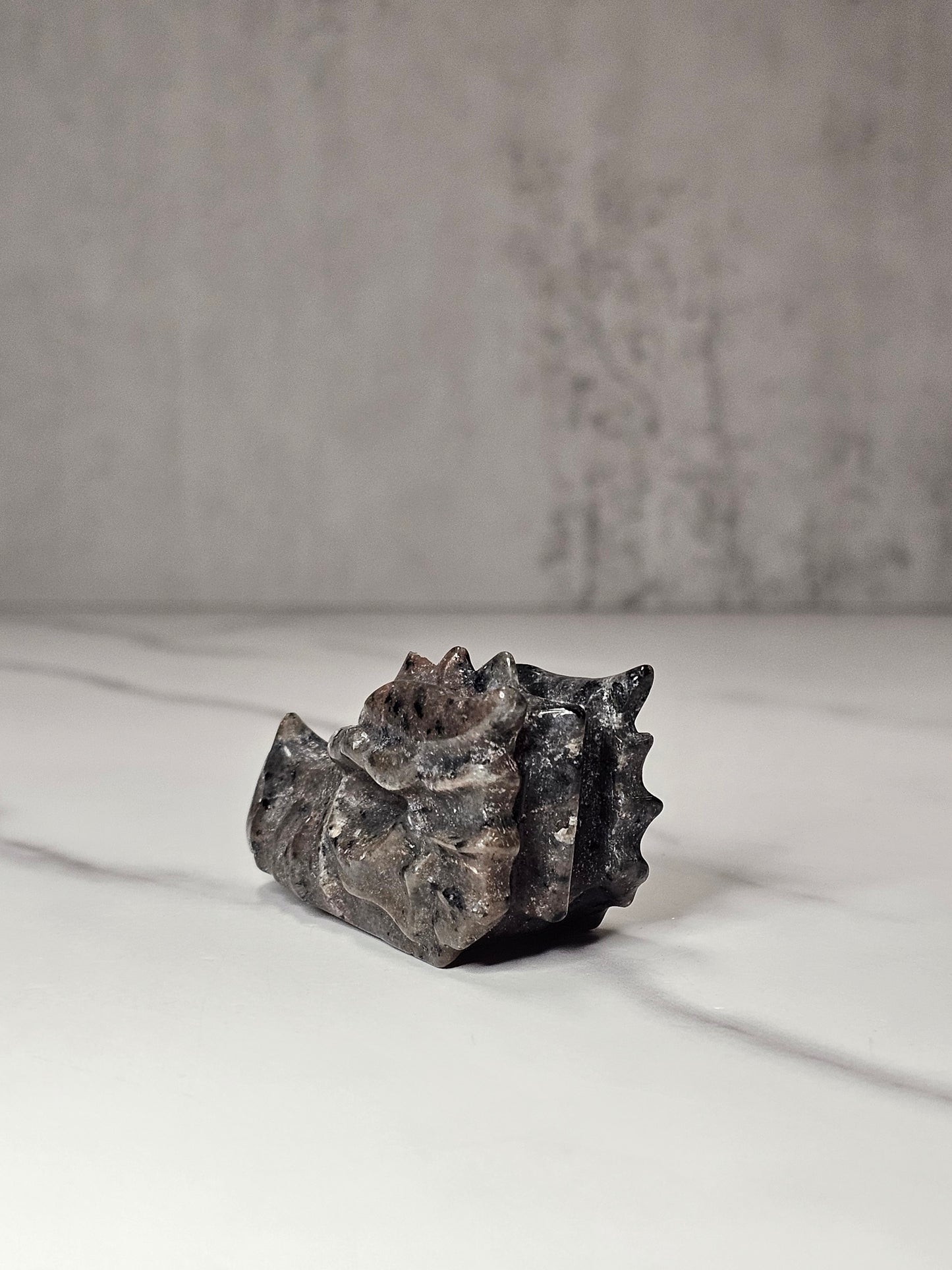 Yooperlite Dragon Head Carving