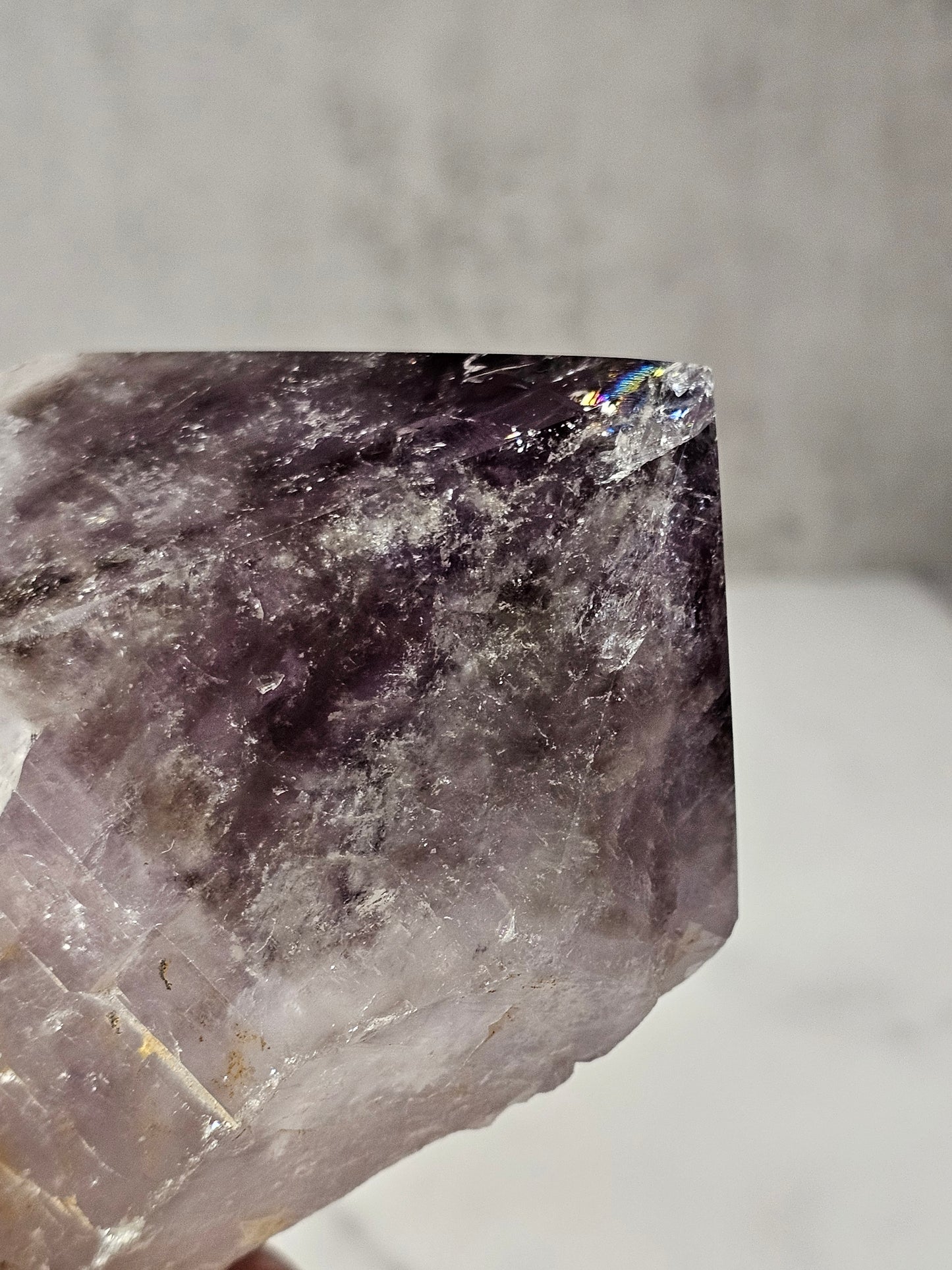 Amethyst Top Polished Point