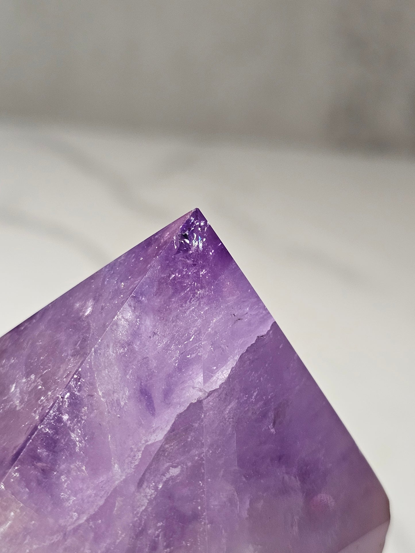 Amethyst Top Polished Point