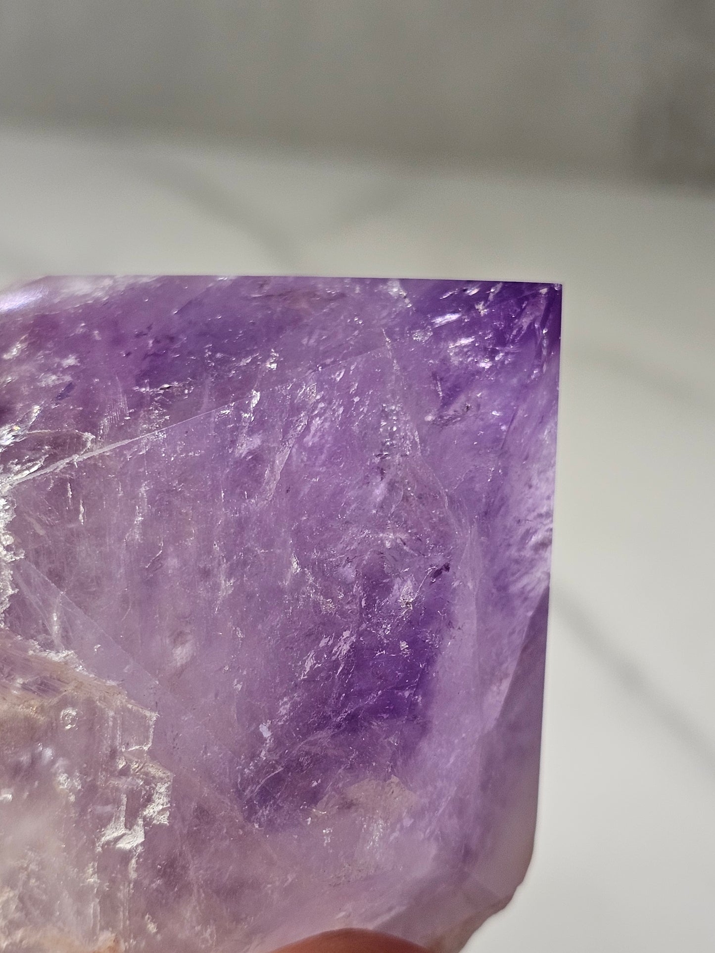 Amethyst Top Polished Point