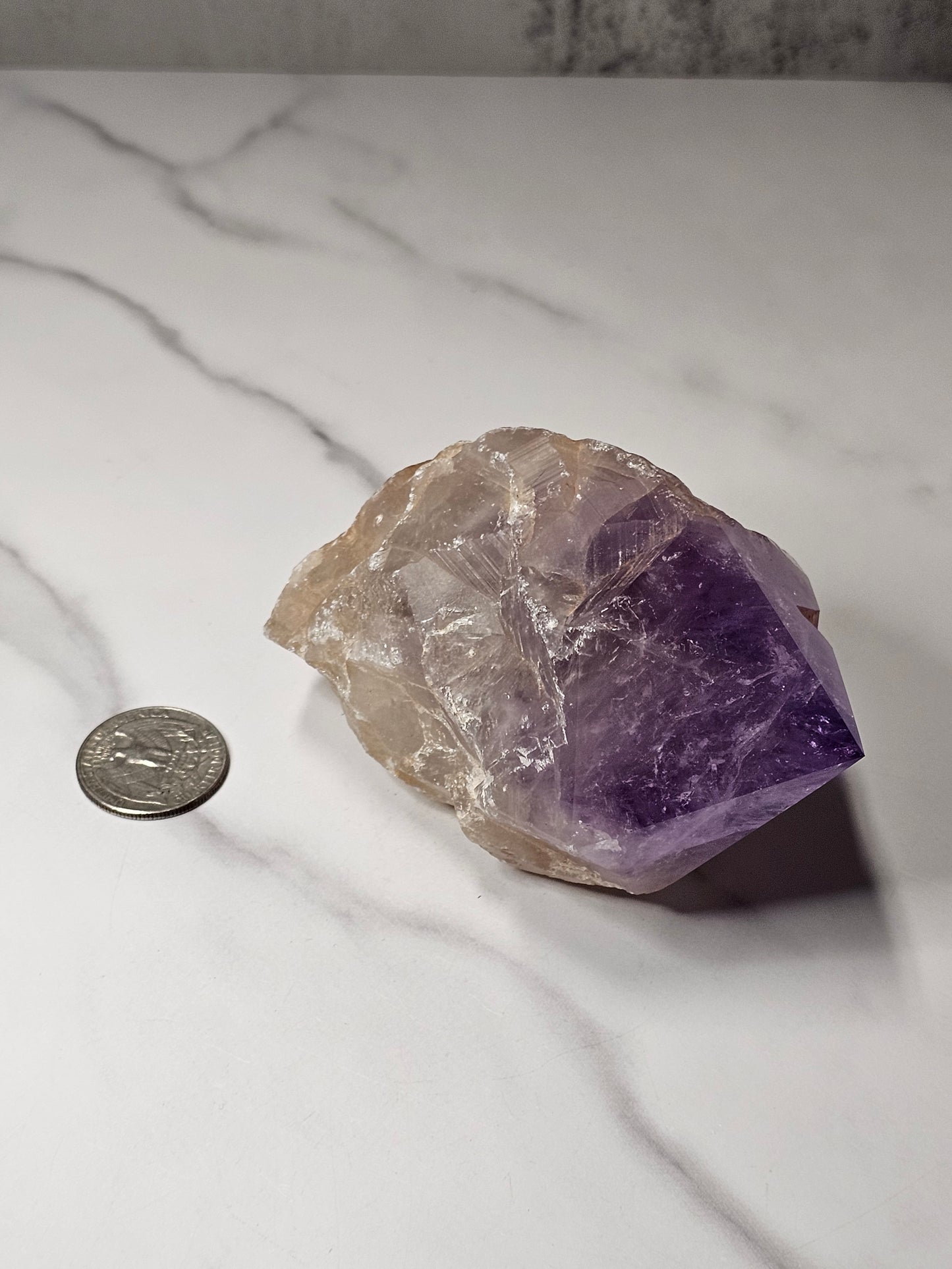 Amethyst Top Polished Point
