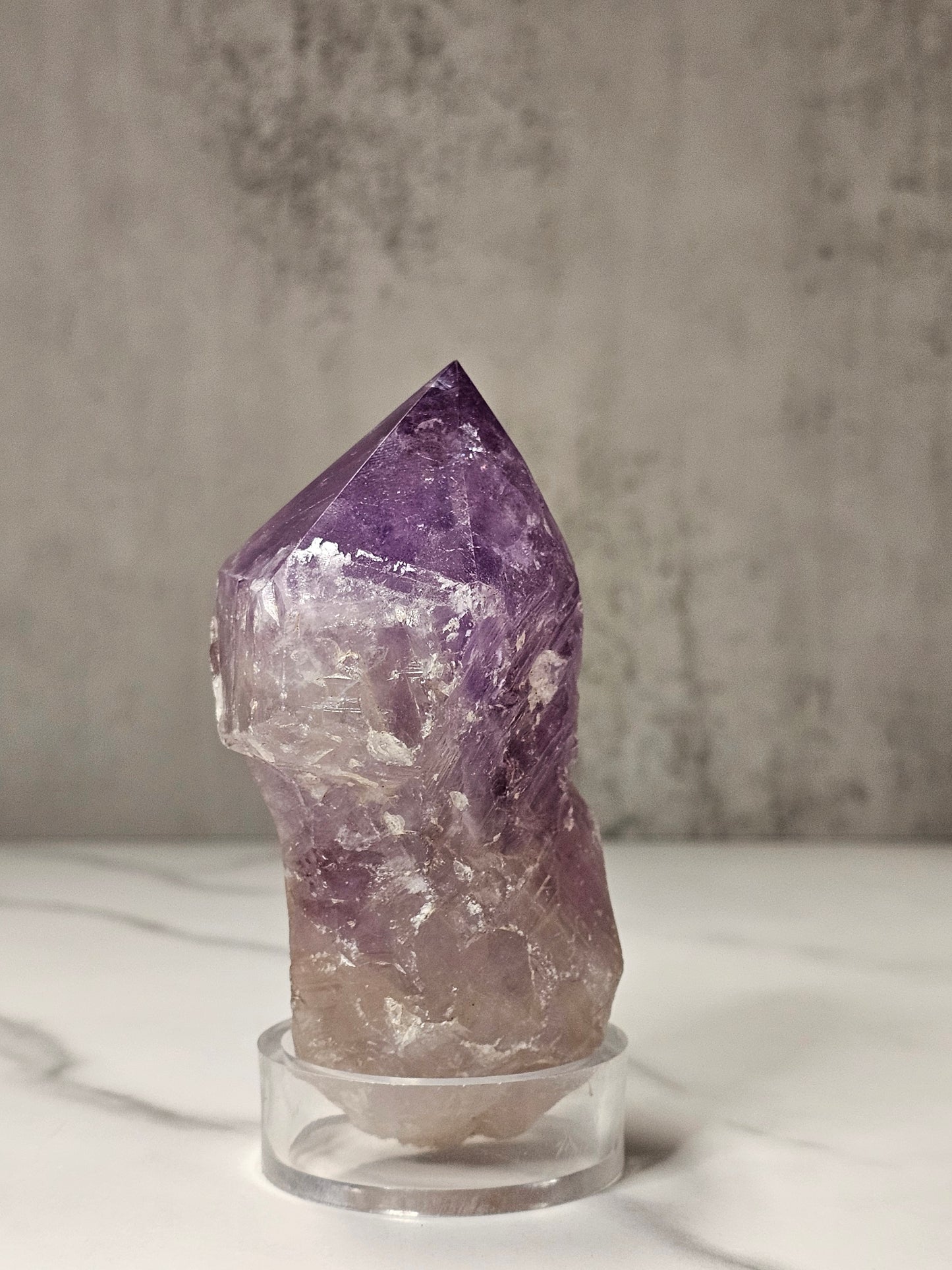 Amethyst Top Polished Point