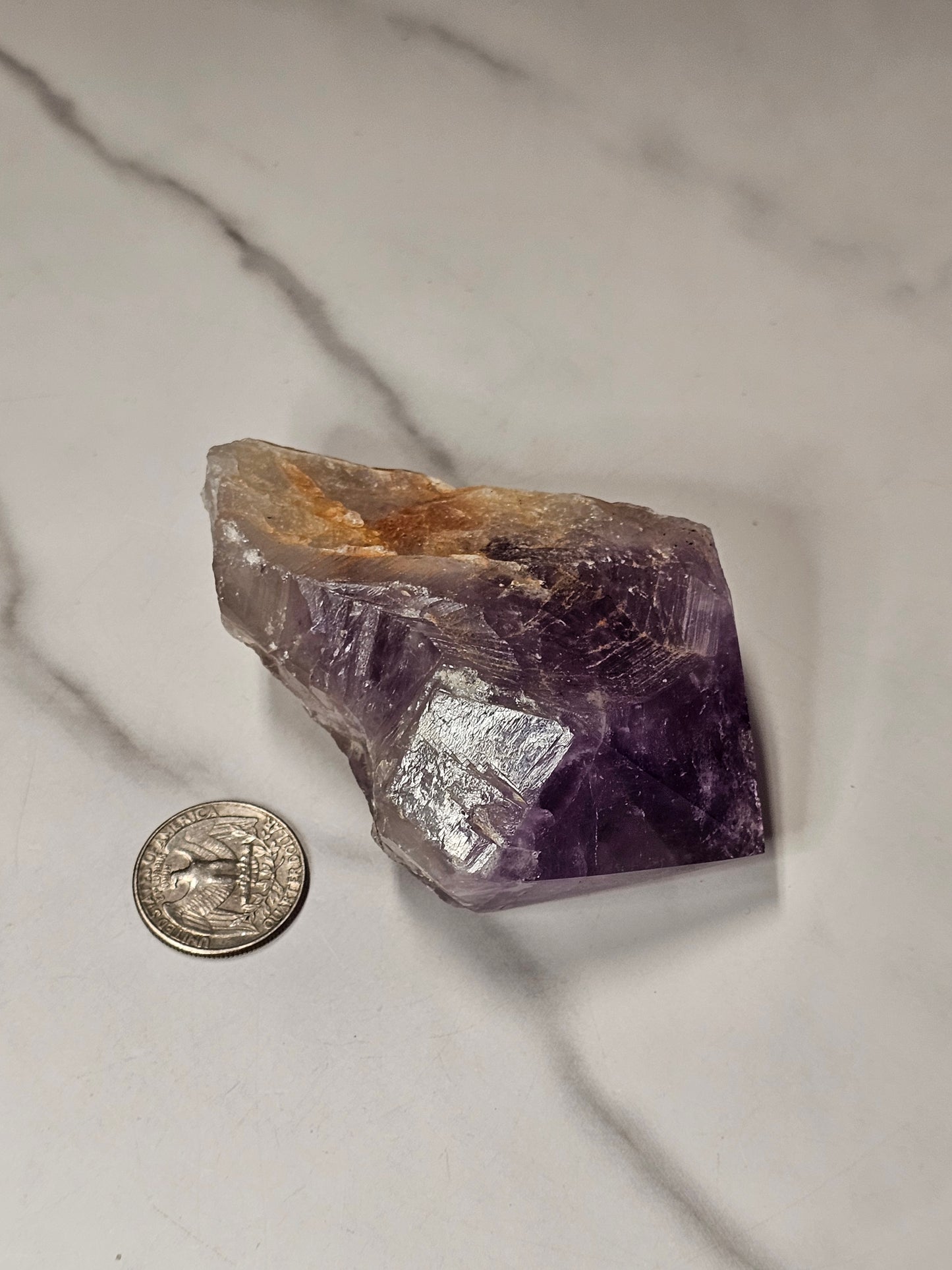 Amethyst Top Polished Point