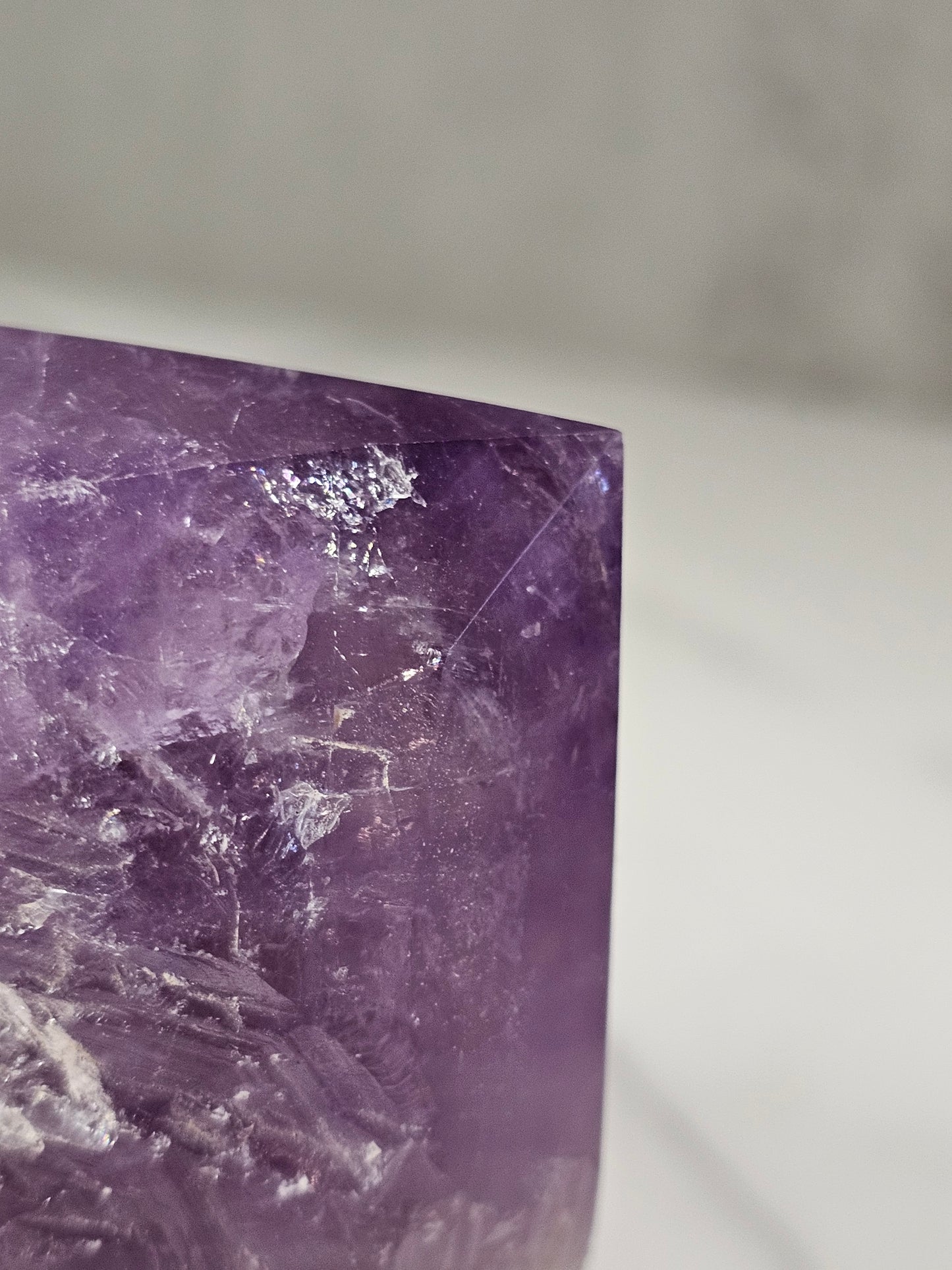 Amethyst Top Polished Point