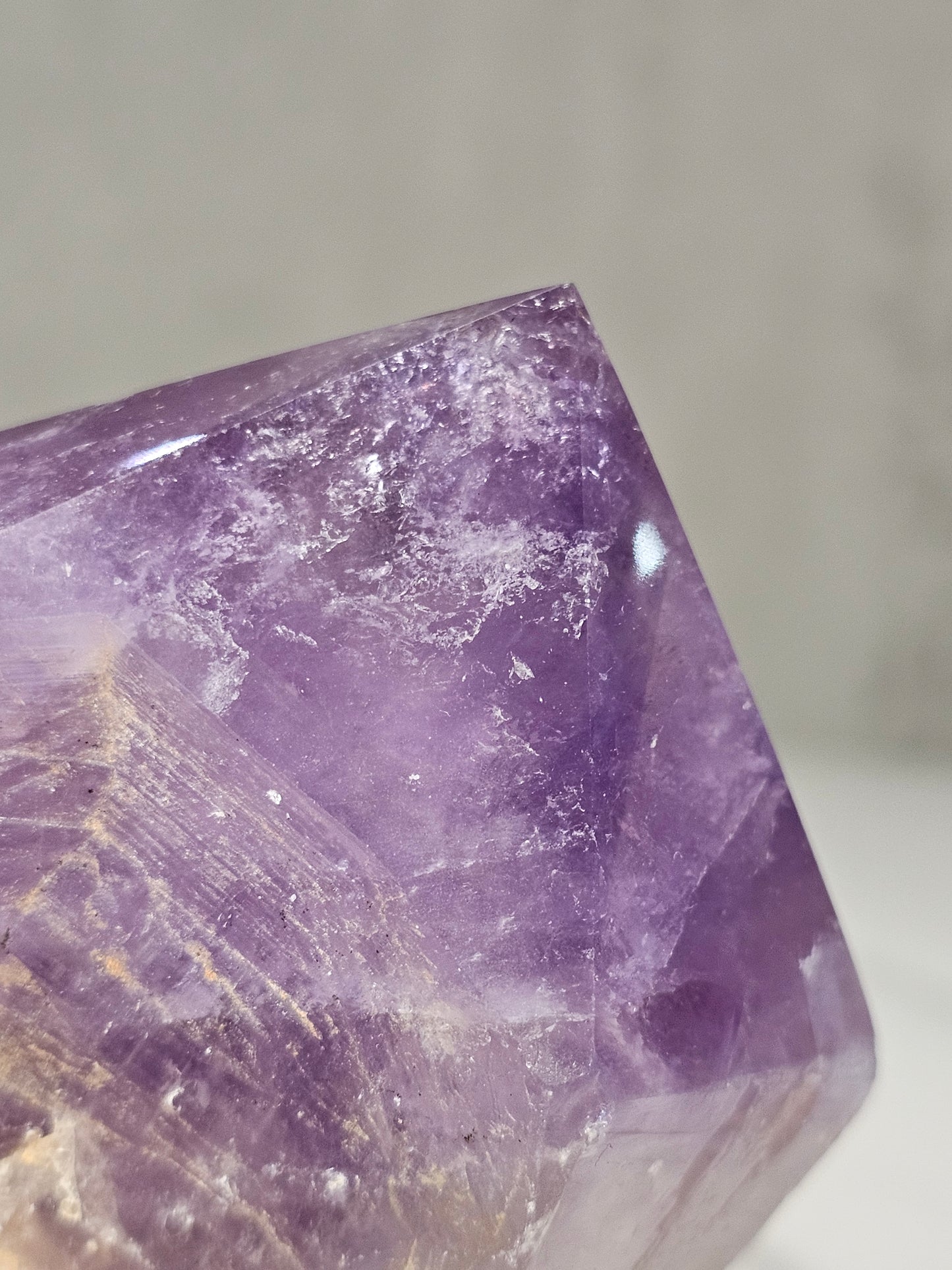 Amethyst Top Polished Point