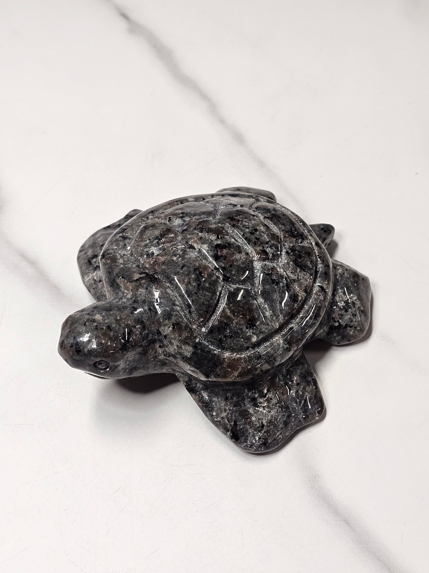 Yooperlite Sea Turtle Carving