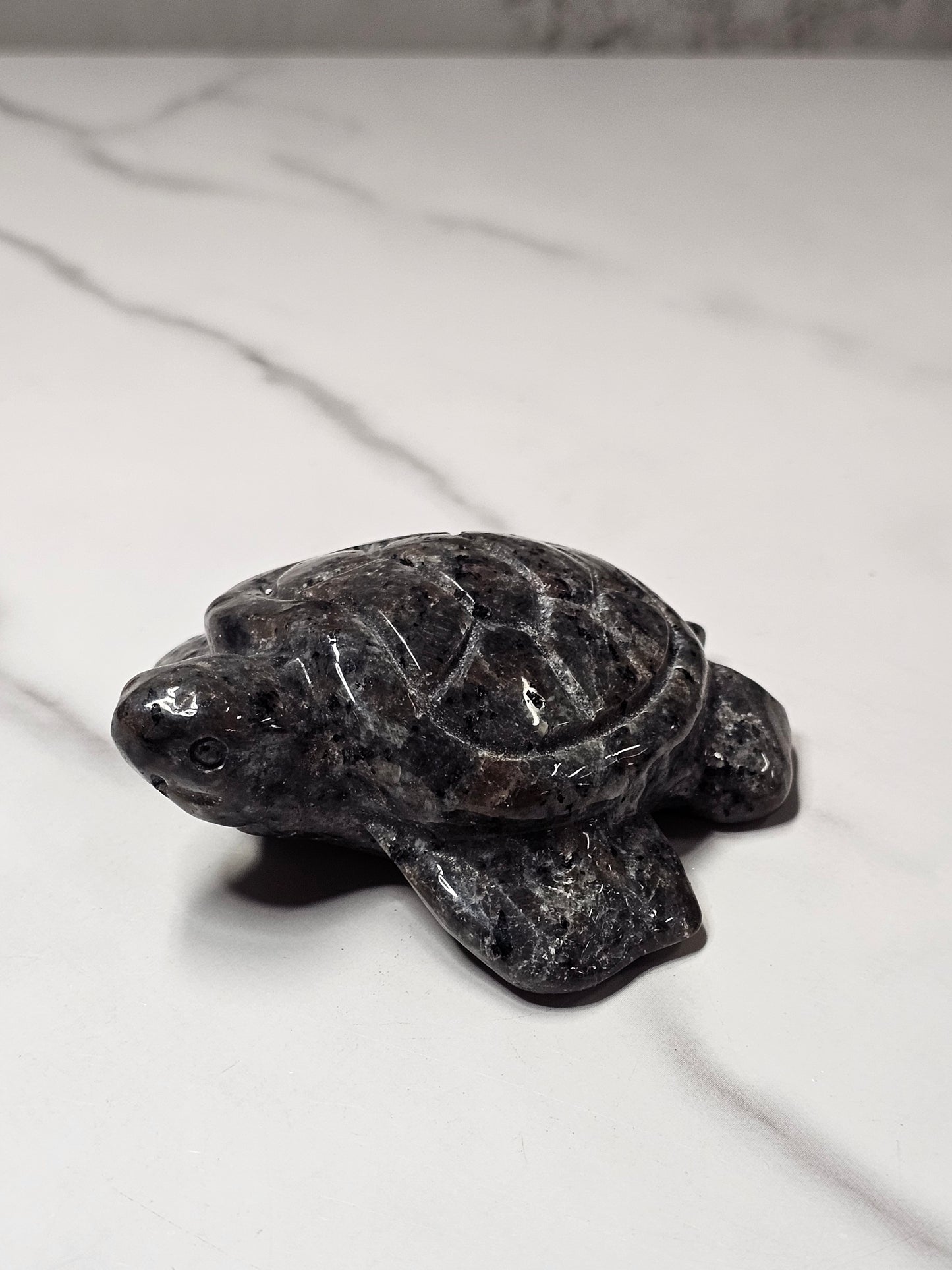 Yooperlite Sea Turtle Carving